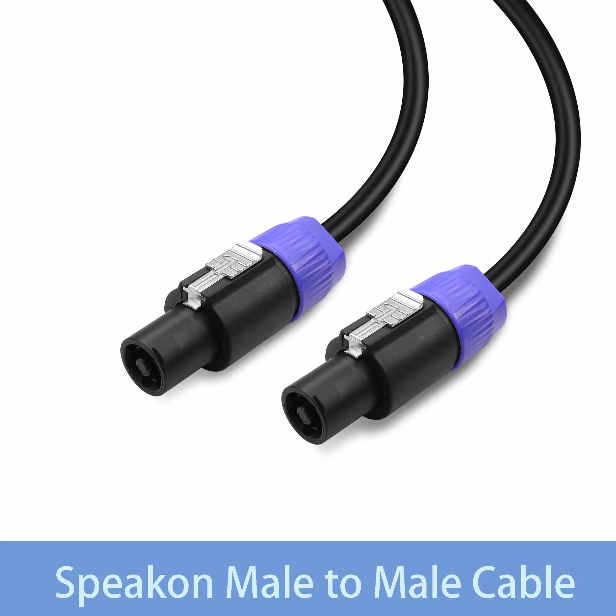 Speakon Cable 12AWG 2 Pin NL2FC Speaker męski na męski 2M