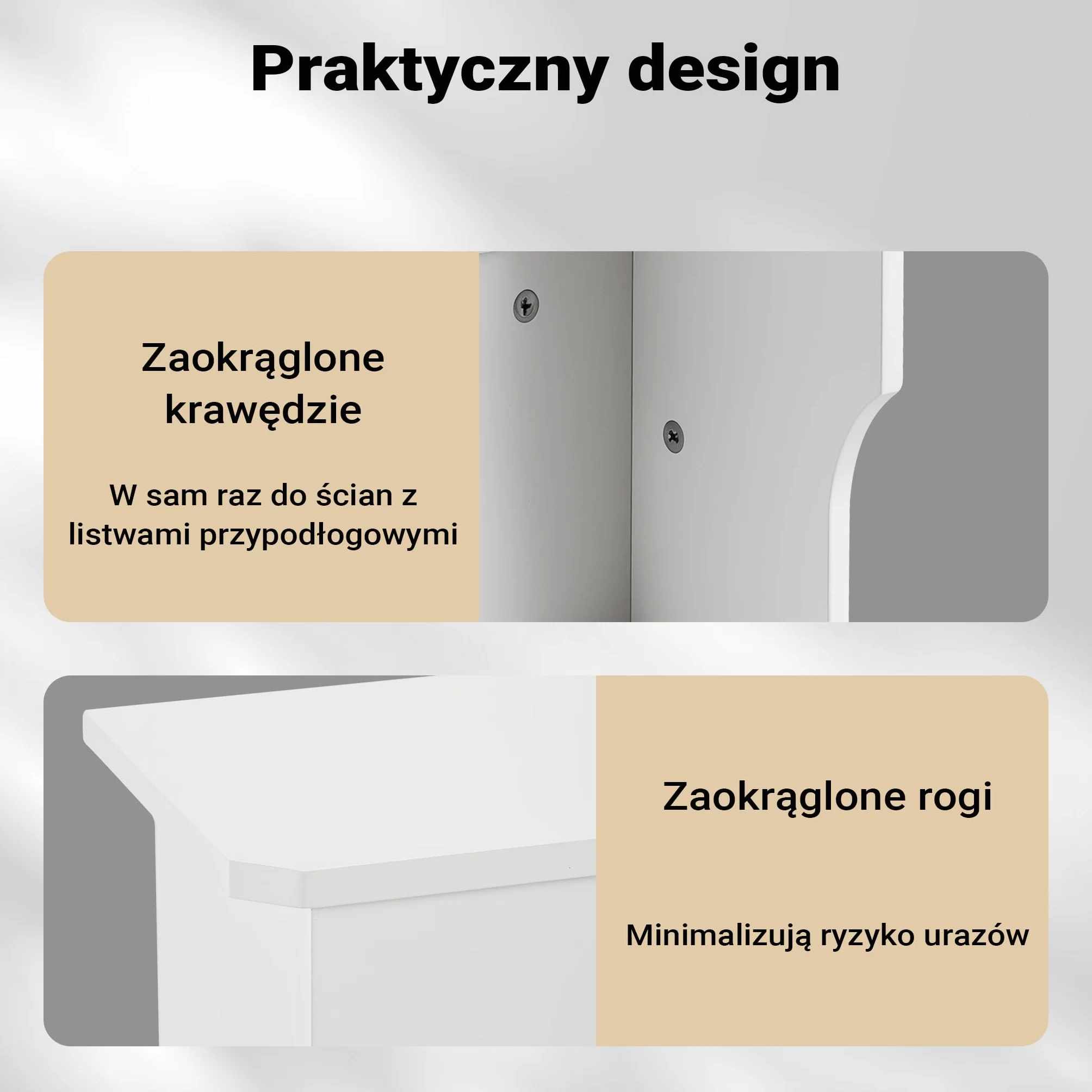 Osłona na kaloryfer biała 78 x 19 x 82 cm, maskownica na grzejnik z płyty MDF, drewniana obudowa kaloryfera, elegancka zabudowa grzejnika