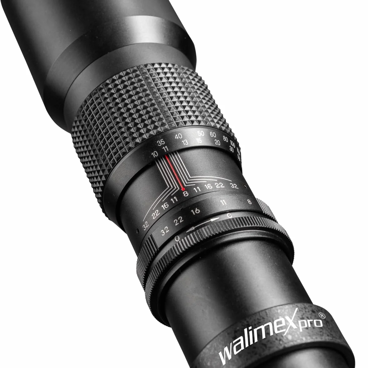 Walimex pro 500mm f/8 Teleobiektyw stałoogniskowy do Sony E, kompatybilny z DSLR APS-C i pełną klatką, obiektyw manualny z mocowaniem statywowym i wbudowaną przysłoną