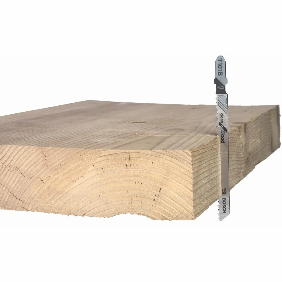 Bosch T244D100 100-częściowy 100-częściowy prędkość TPI do drewna brzeszczotów do wyrzynarek z chwytem T