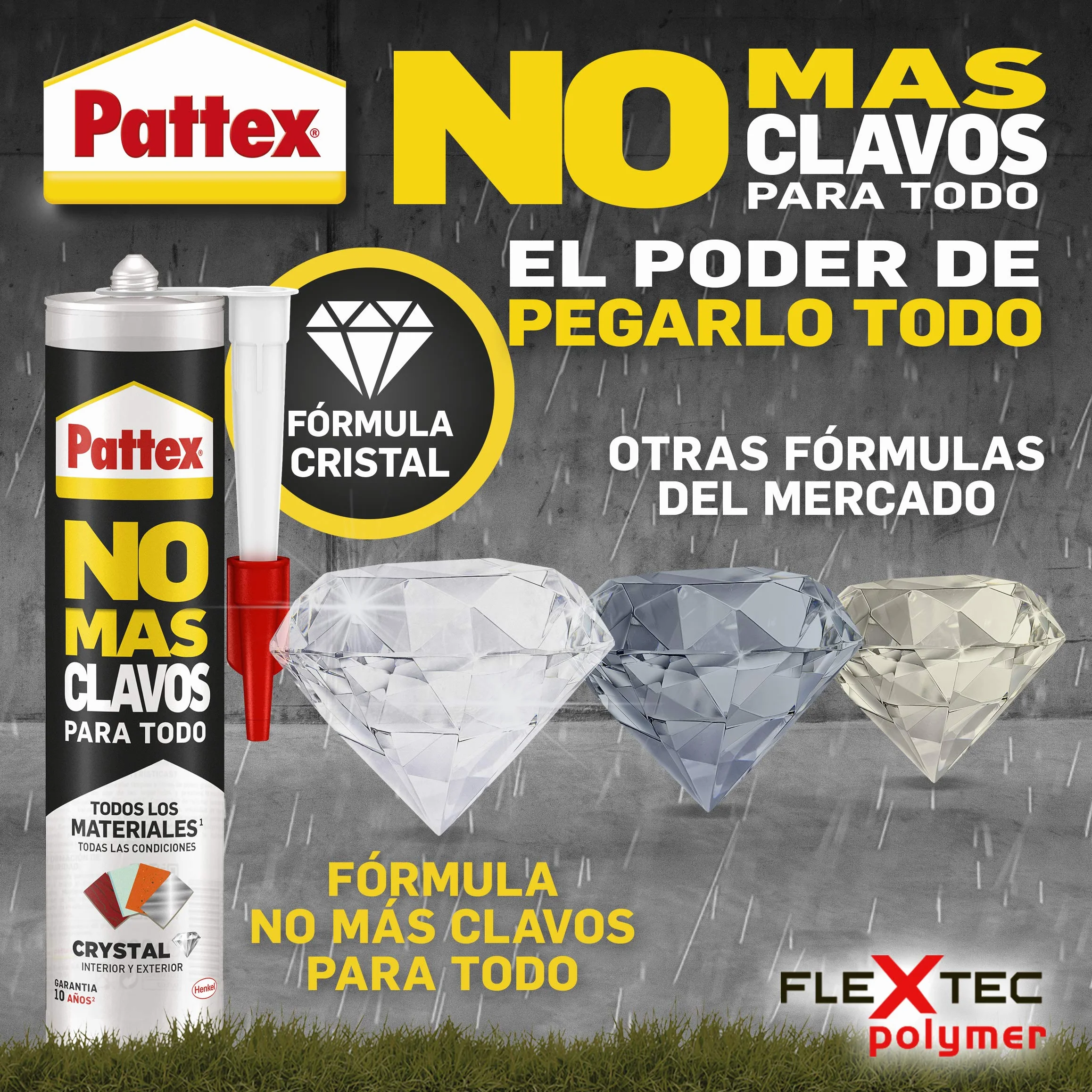 Pattex 2087157 – sella-pega One dla wszystkich kryształów (90 g), kolor przezroczysty