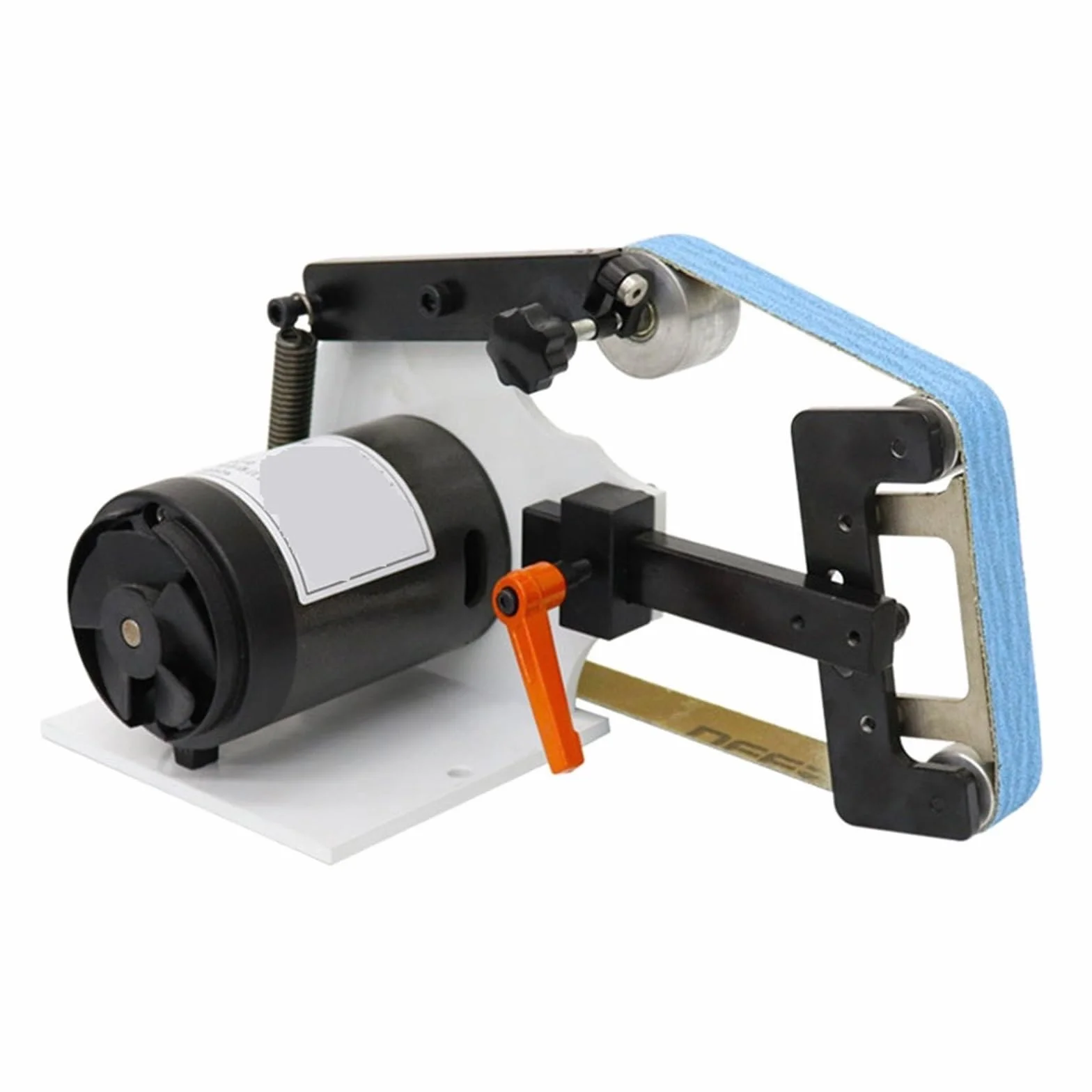 Polerka, szlifierka oscylacyjna, 700W Mini DIY szlifierka taśmowa szlifierka polerka 660x25mm pasy piaskowe pasy ścierne szlifierka ostrzałka narzędzia do szlifowania, polerowania