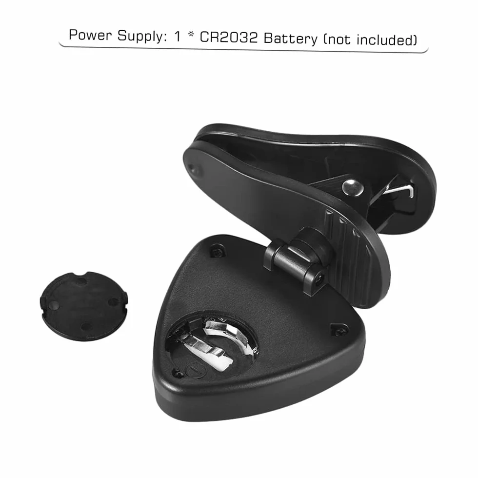 Tuner do instrumentów dętych, ET 3000W Tuner do instrumentów dętych z mikrofonem i trybami strojenia z klipsem dla saksofonu, klarnetu, trąbki, fletu
