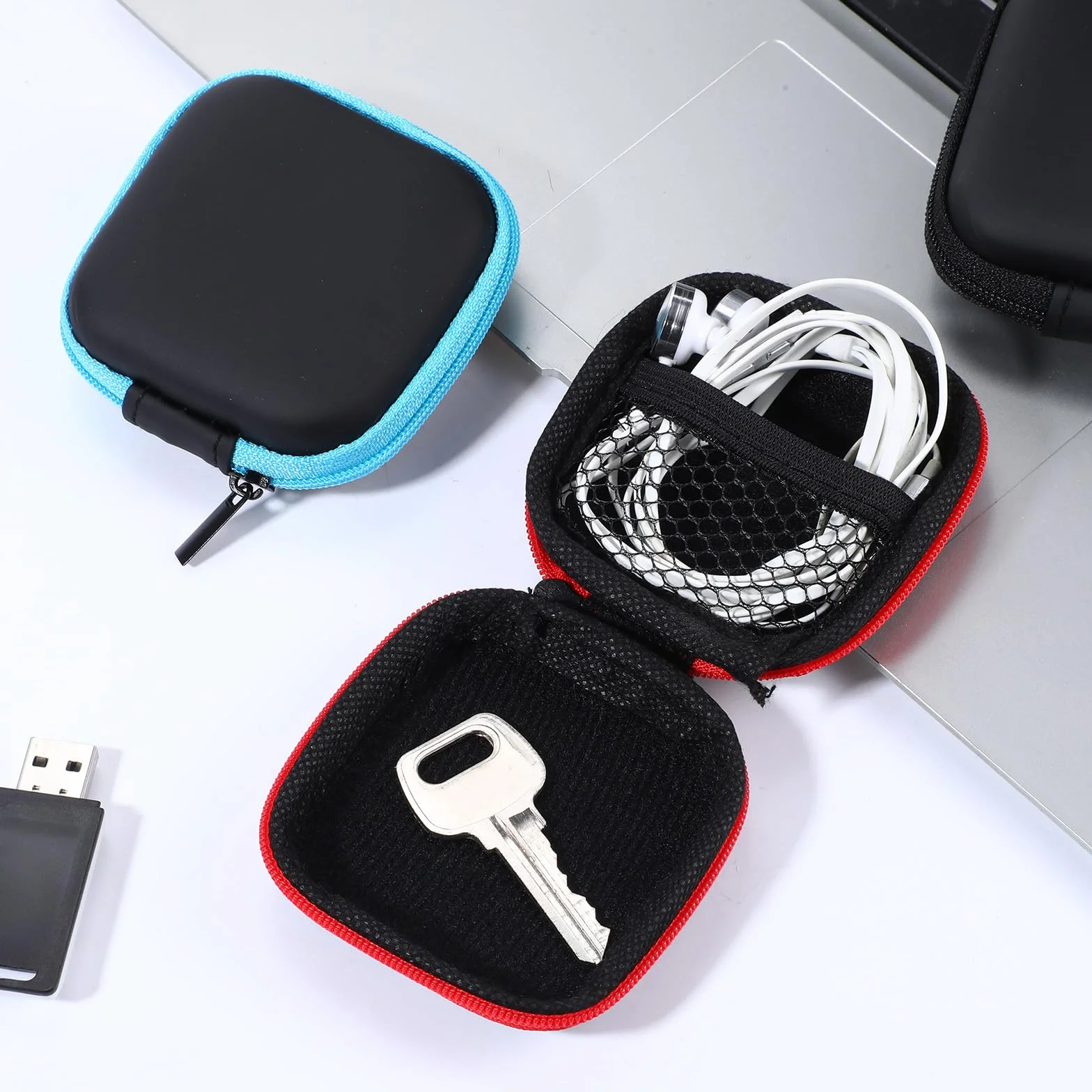 SHENLIU 3 sztuki etui ochronne do słuchawek dousznych Bluetooth
