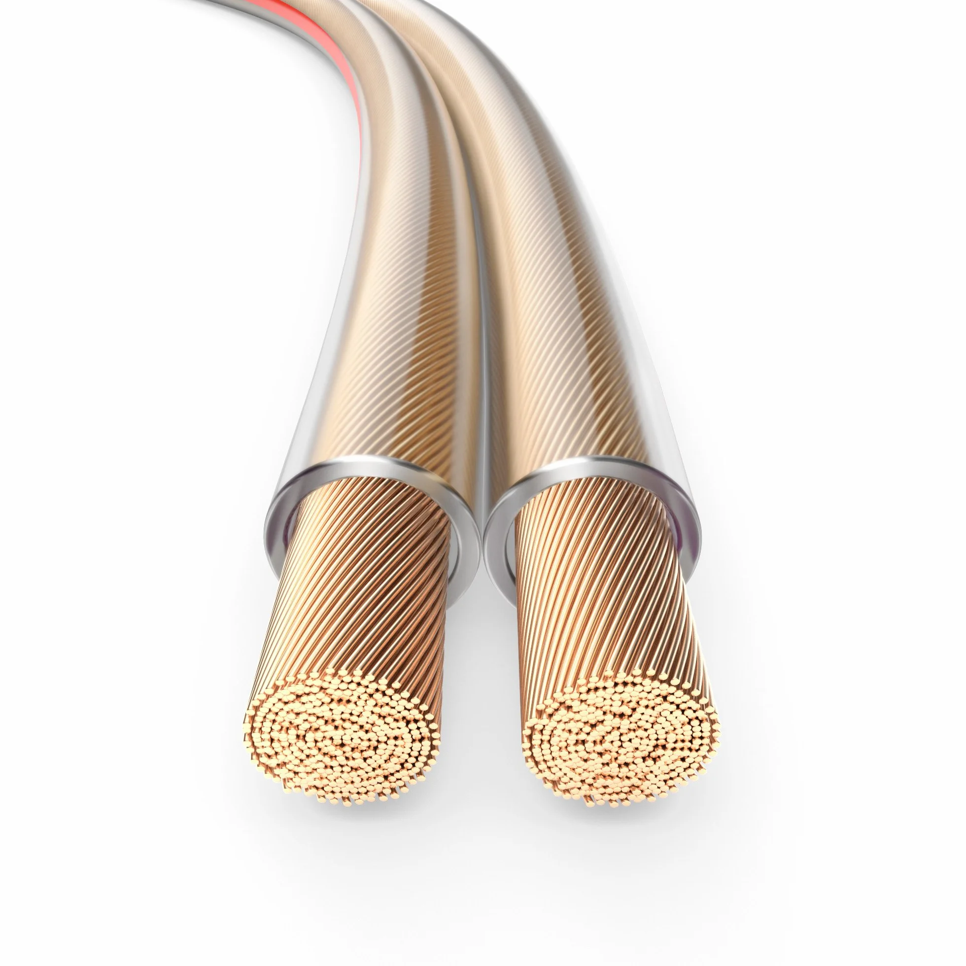PureLink Kabel głośnikowy OFC 2 x 4,00 mm² 0,20 mm, 15,0 m, kabel miedziany z czystej miedzi do głośnika HiFi głośników subwoofera, kabel audio z oznaczeniem polaryzacji, przezroczysty