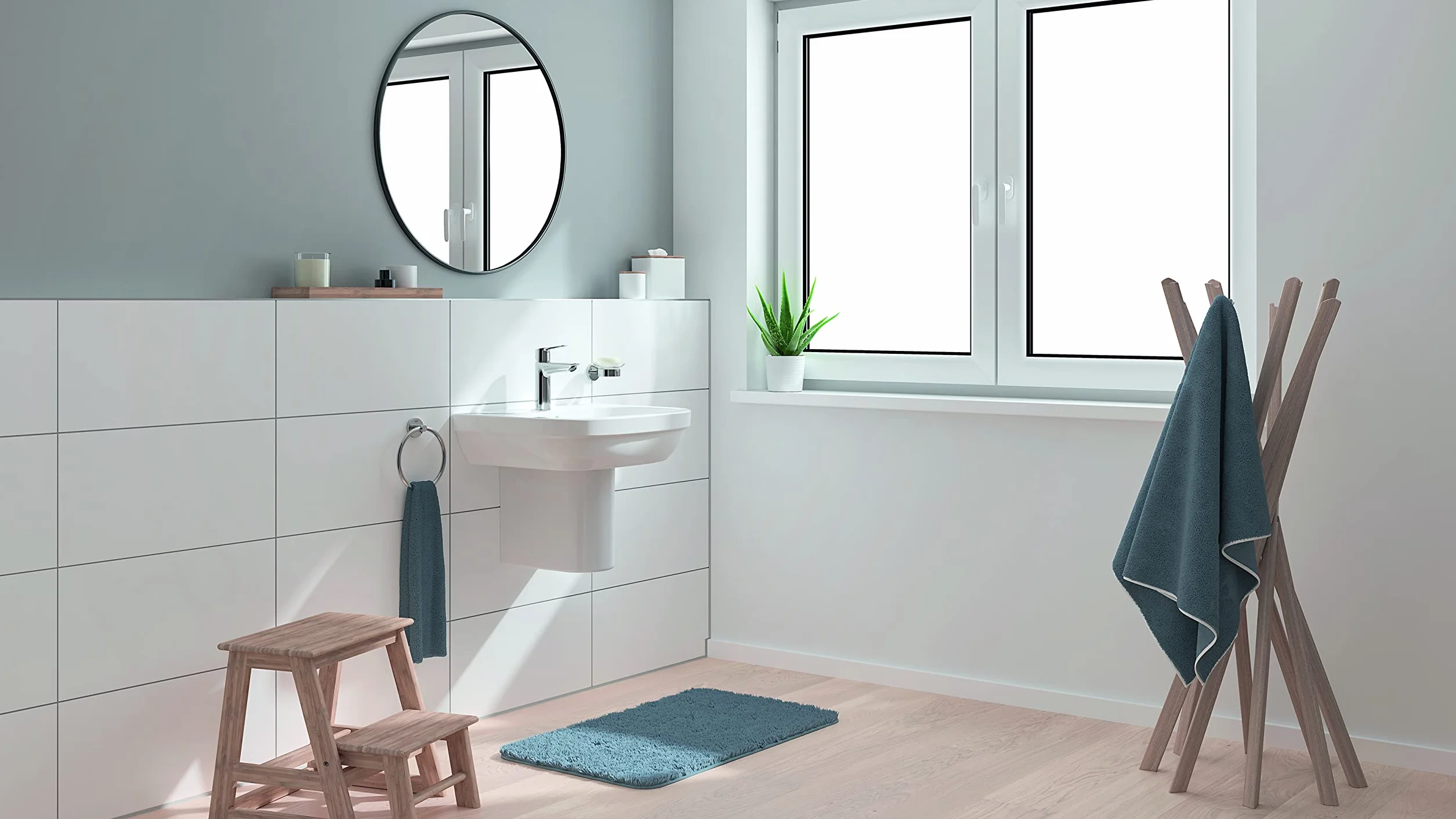 Grohe Start 2021 Bateria, Srebrny, ‎35.2 x 17.5 x 6.9 cm; 1.85 kg