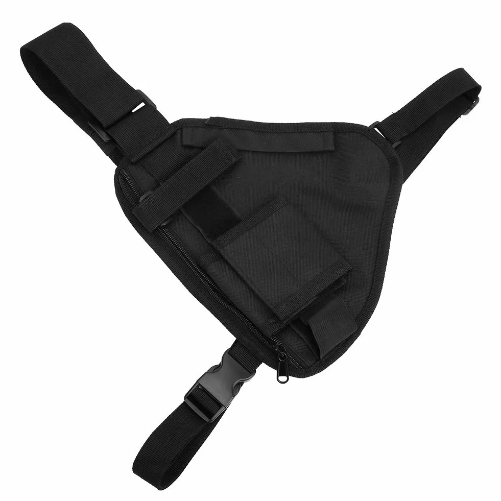 Yosoo Health Gear Kabura radiowa, kieszeń na piersi, kamizelka Walkie Talkie – regulowana szlufka do noszenia, kieszeń wielowarstwowa, 30 x 15 cm