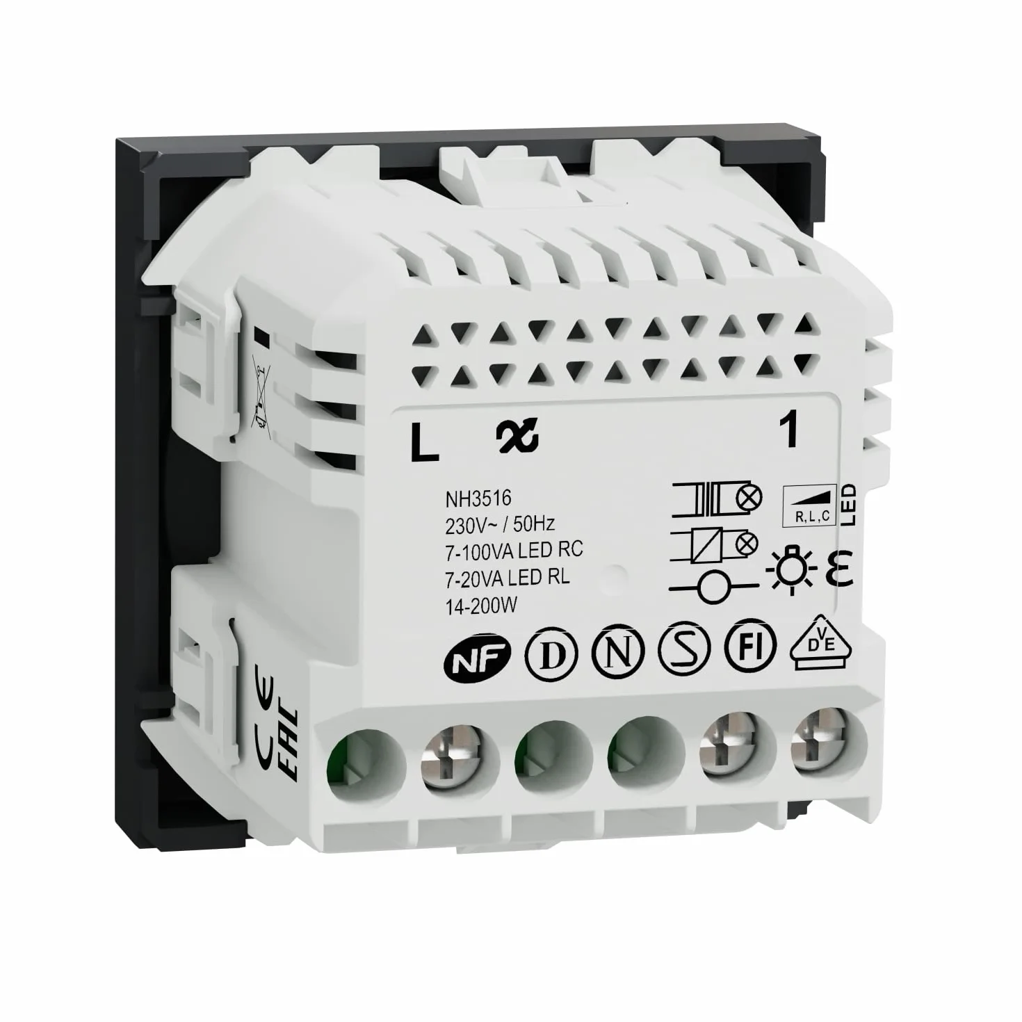 Schneider Electric NU351654W ściemniacz obrotowy Zigbee anth