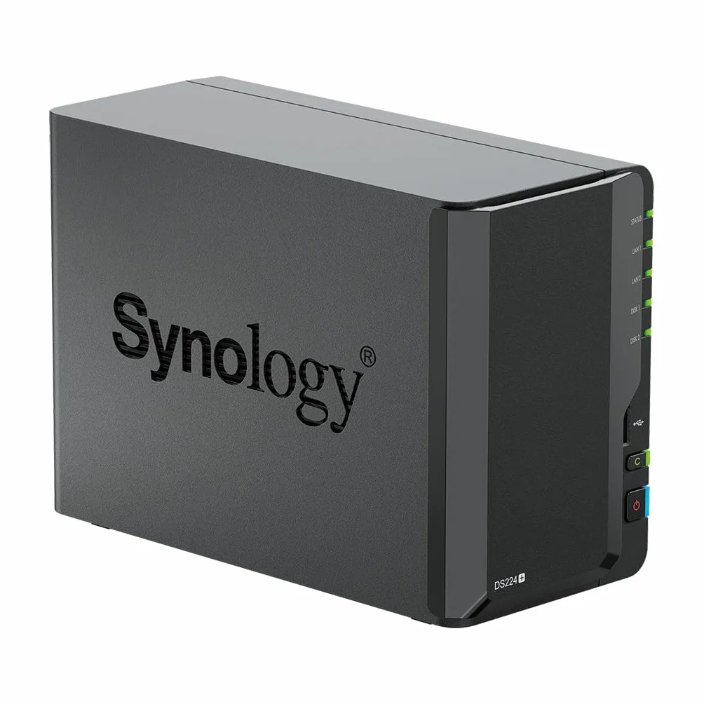 Synology DS224+ NAS 4TB (2x 2TB) Seagate IronWolf z DSM