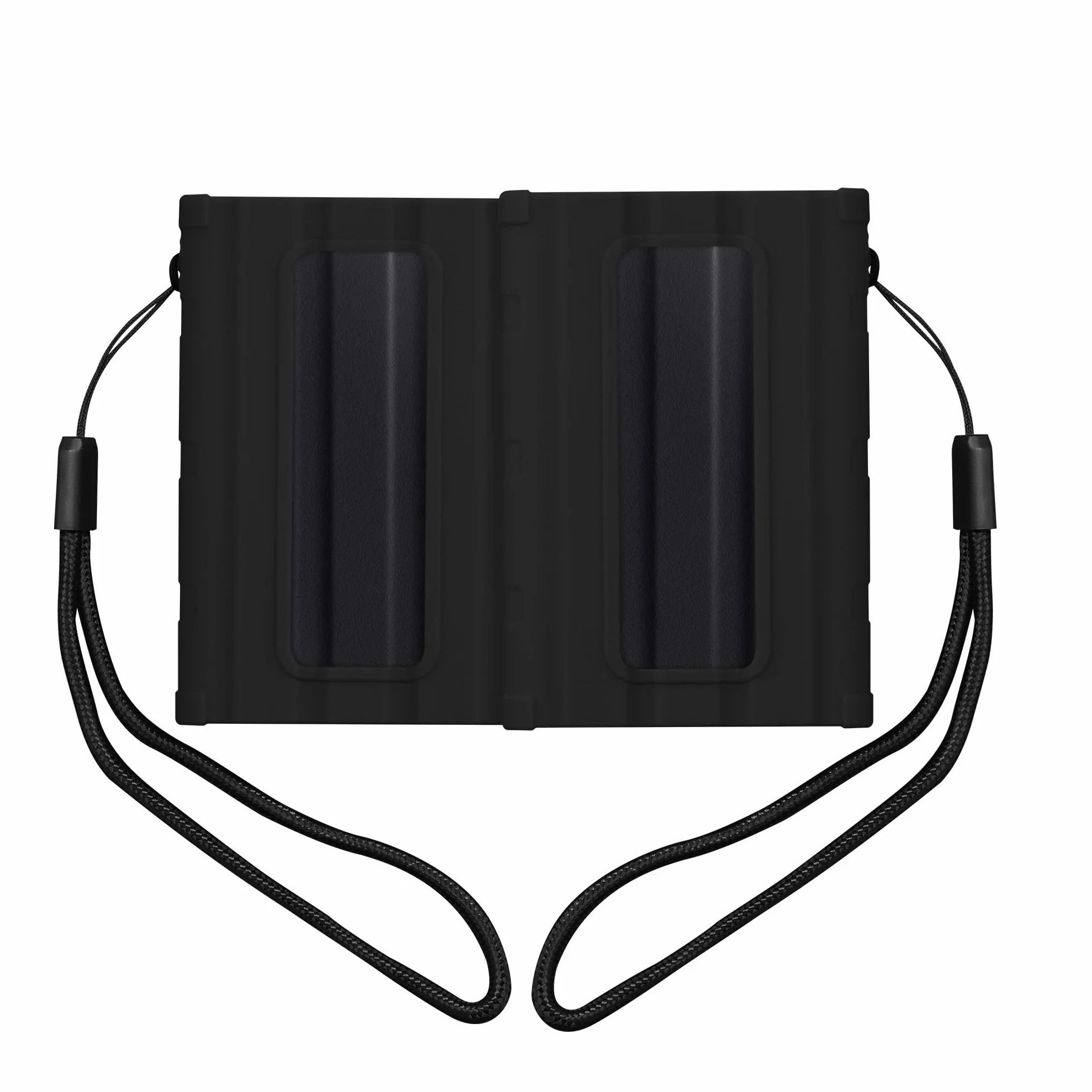 kwmobile Silikonowe etui kompatybilne z Samsung Portable SSD T7 Shield - etui ochronne na dysk SSD - czarne