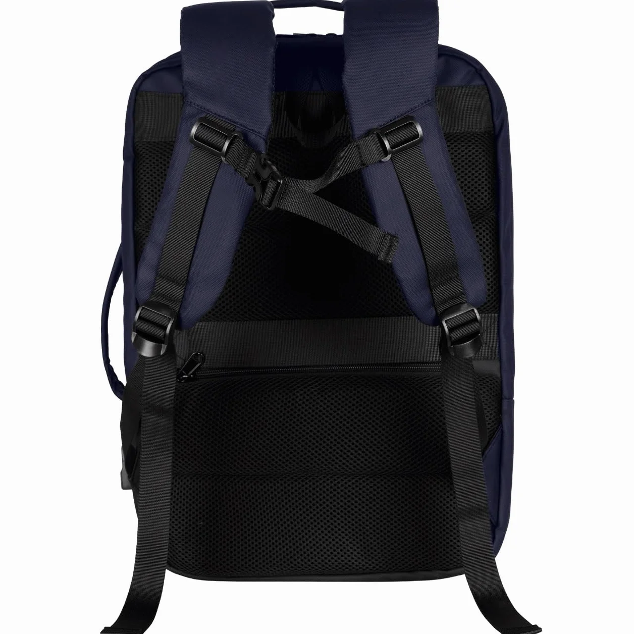 Plecak VIREO WINGS Granatowy 40x29x15 cm 20L Port USB Kieszeń na Laptop 17" Bagaż Podręczny