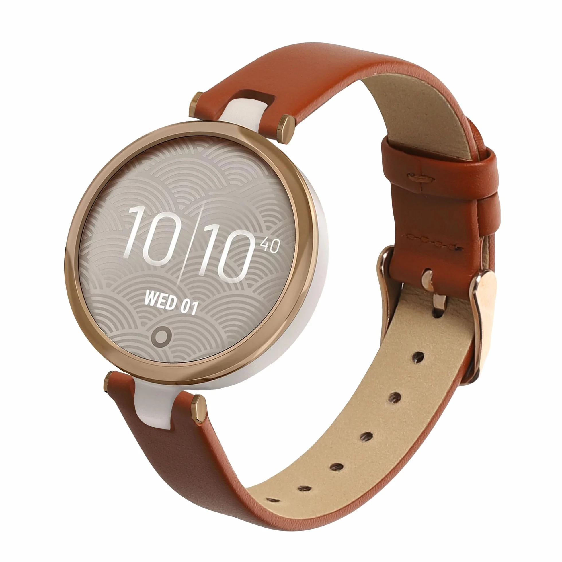 kwmobile Pasek z prawdziwej skóry do Garmin Lily Sport, zamiennik fitness tracker, 16 mm, skóra
