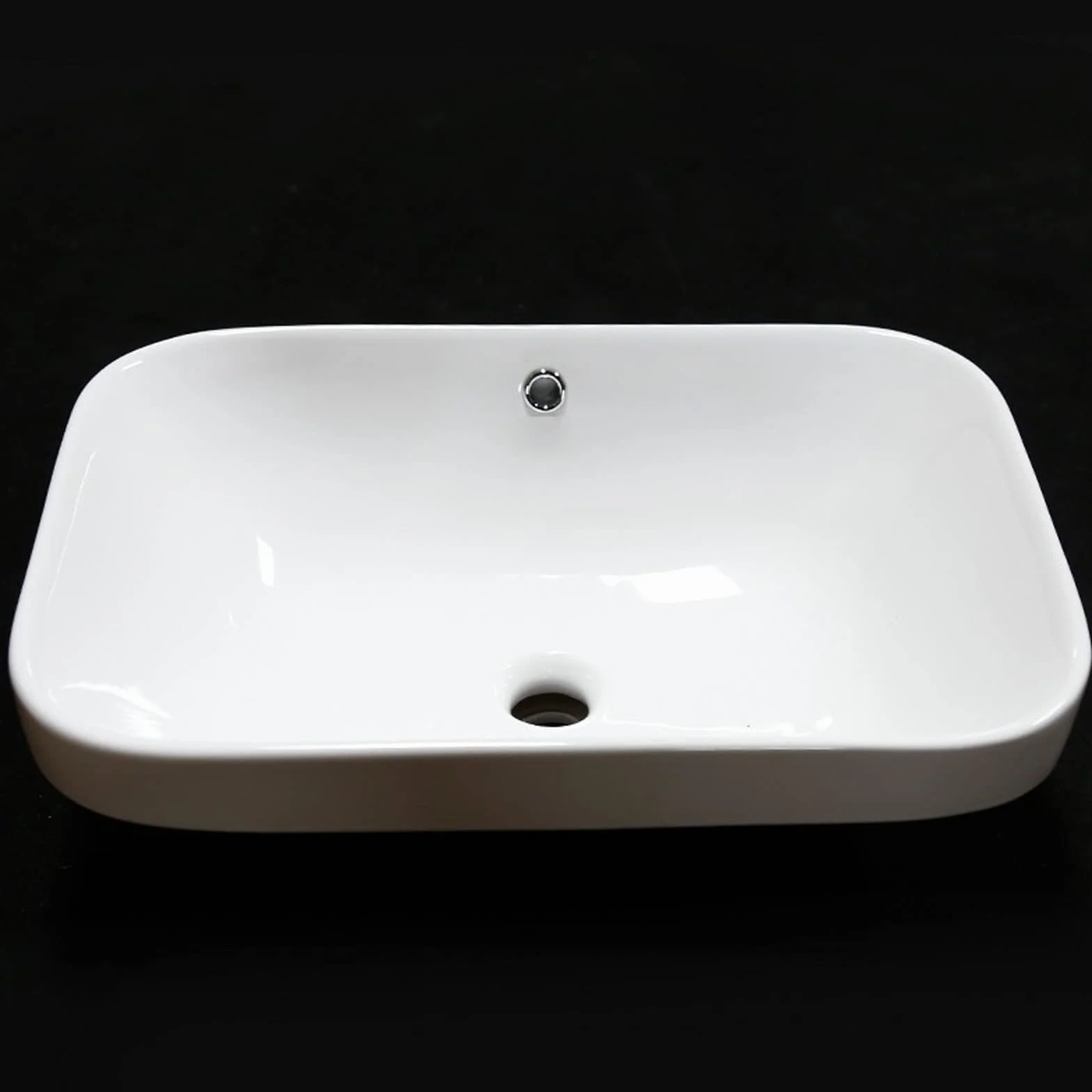 Umywalka łazienkowa nablatowa, nowoczesna, porcelanowa, biała, ceramiczna, nablatowa, umywalka łazienkowa nablatowa, umywalka artystyczna do łazienki, umywalka nablatowa, 22" x 15,7"