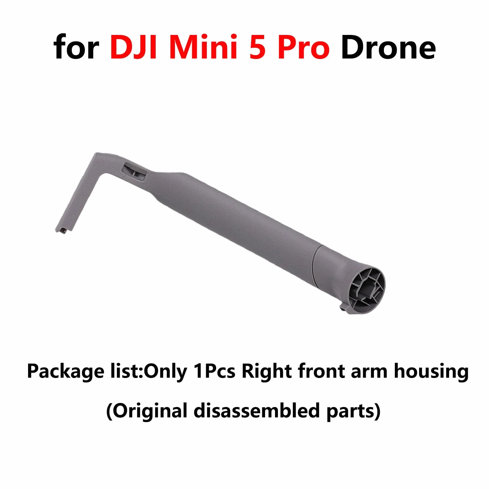 Osłona ramienia drona do DJI Mini 5 Pro Drone przednia tylna lewa prawa osłona ramienia obudowa oryginalna naprawa części zamienne (prawe przednie ramię shell)