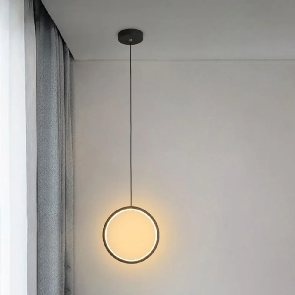 Nowoczesne oświetlenie wewnętrzne LED 10W Lampa wisząca Regulowana wysokość 180 CM Lampa wisząca Ciepłe światło Białe światło Żyrandol Pierścień LED Zawieszenie Oprawy ścienne Oprawy oświetleniowe do