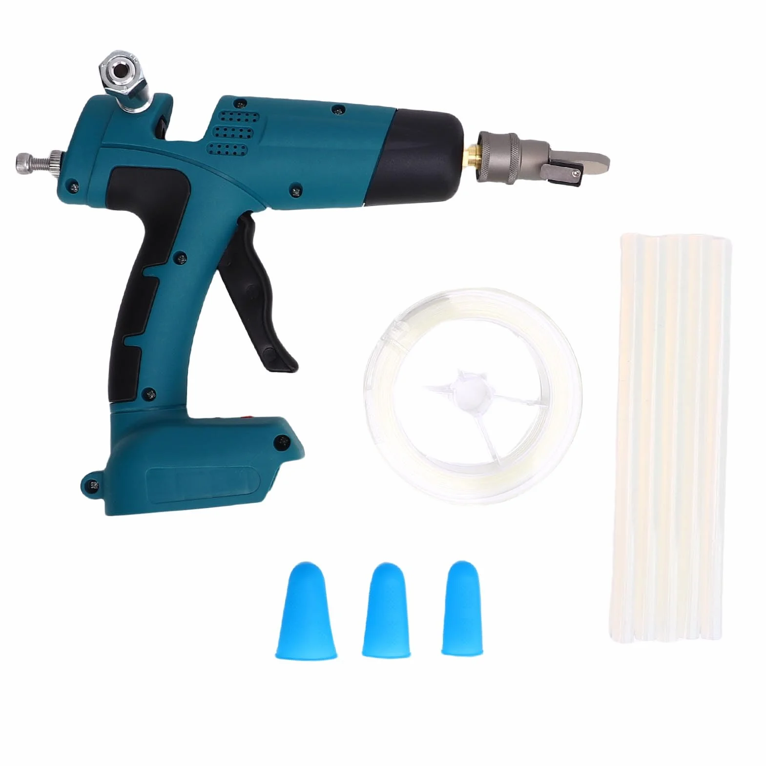 Pistolet do Klejenia Kabli światłowodowych FTTR Bezprzewodowy Pistolet do Klejenia Kabli światłowodowych ABS 428F Szybkie Podgrzewanie Kleje w Sztyfcie 11 Mm dla Instalatorów Okablowania
