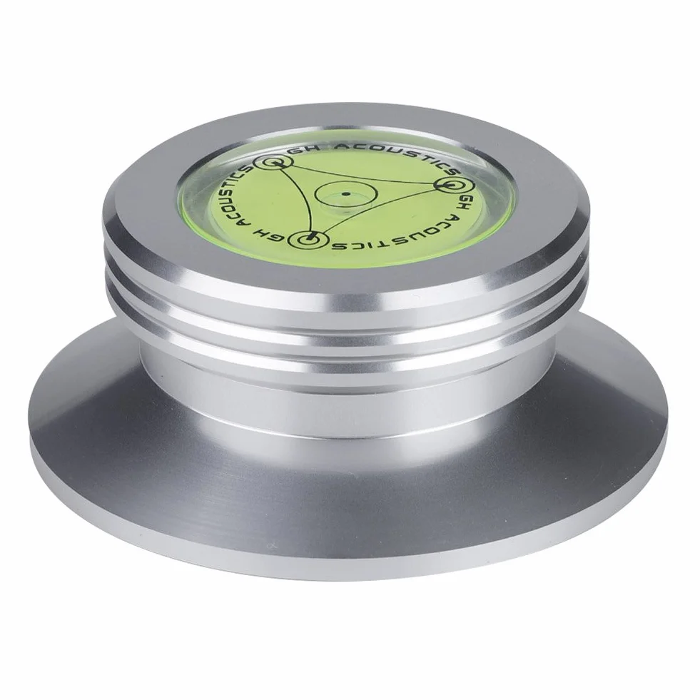 Gramofony winylowe LP Stabilizator płyty, aluminium 120g Zacisk do rekordów Gramofon Gramofon do gramofonu, czarny