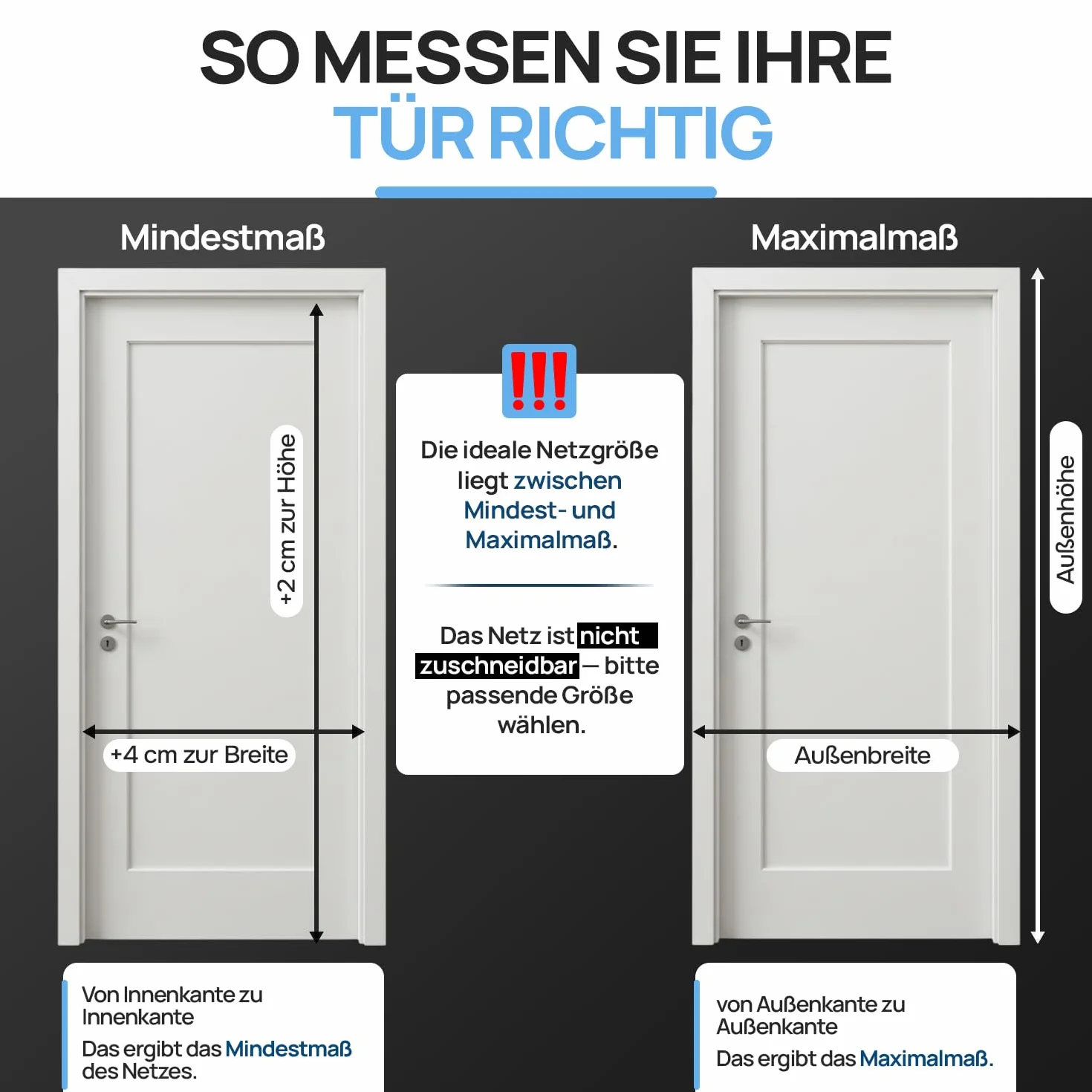 Door easy Moskitiera na drzwi, z wytrzymałego włókna szklanego, z bardzo mocnymi magnesami, ochrona przed owadami na drzwi balkonowe, tarasowe, zasłona magnetyczna bez wiercenia (100 x 240)