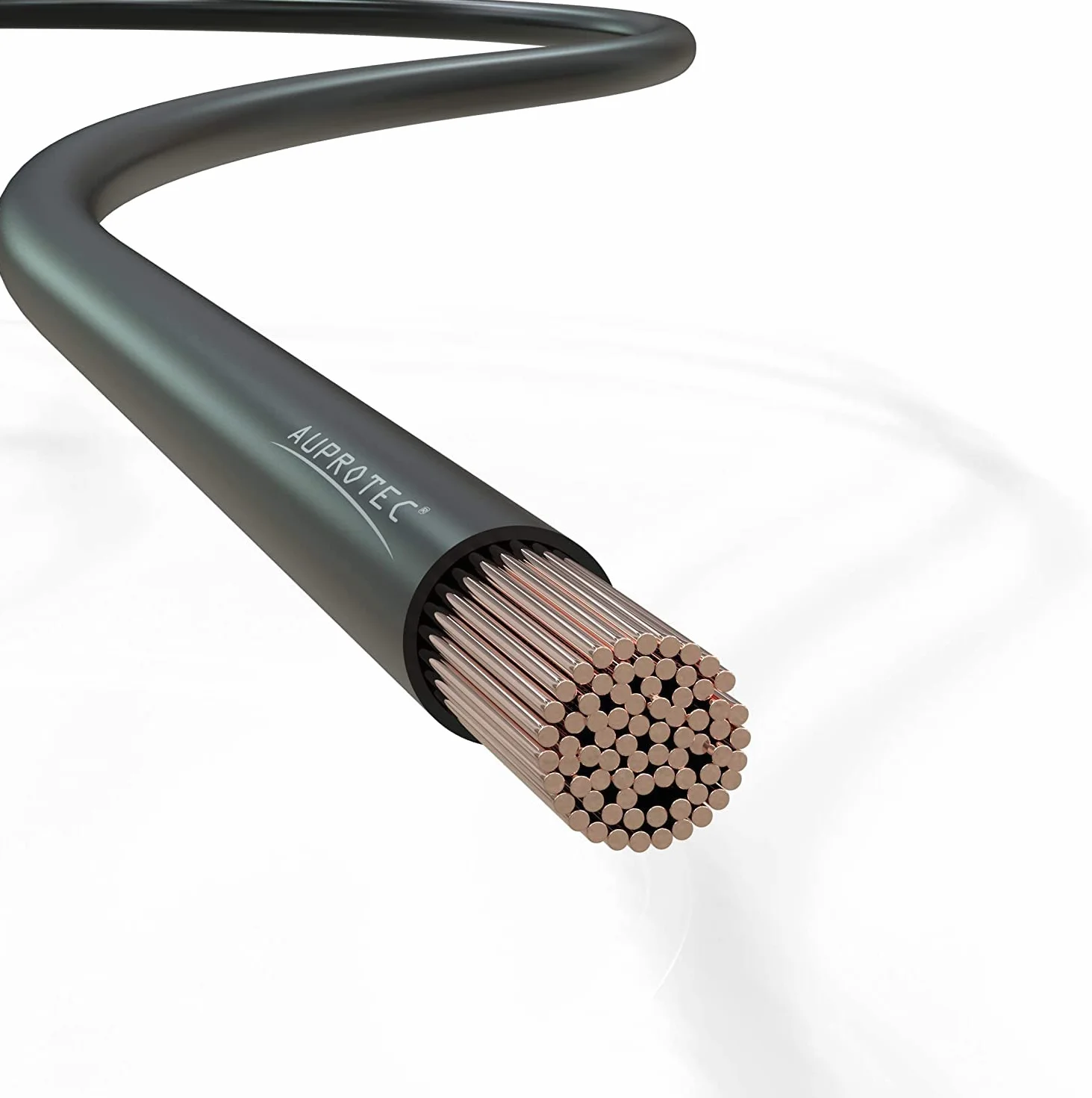 AUPROTEC Przewód samochodowy FLRY-B 5 m 6,0 mm² czarny