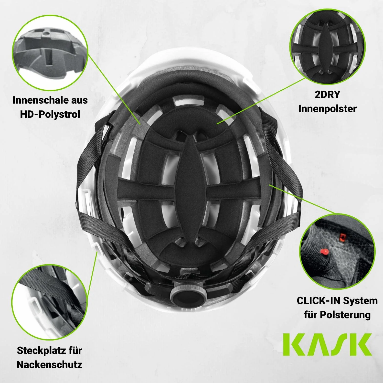 KASK Kask ochronny Primero Air Hi-Viz, kask budowlany, kask roboczy, pokrętło, 14 kanałów wentylacyjnych, odblaskowy, zgodny z EN397 i EN50365