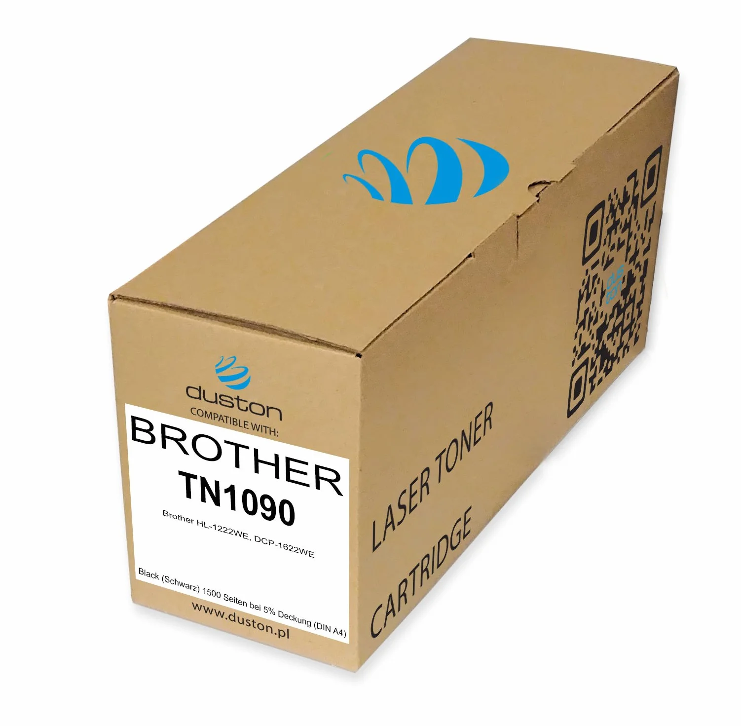 Duston TN-1090 wymienialny toner, kompatybilny z Brother DCP-1622WE, 1623WE, HL-1222WE, 1223WE, czarny