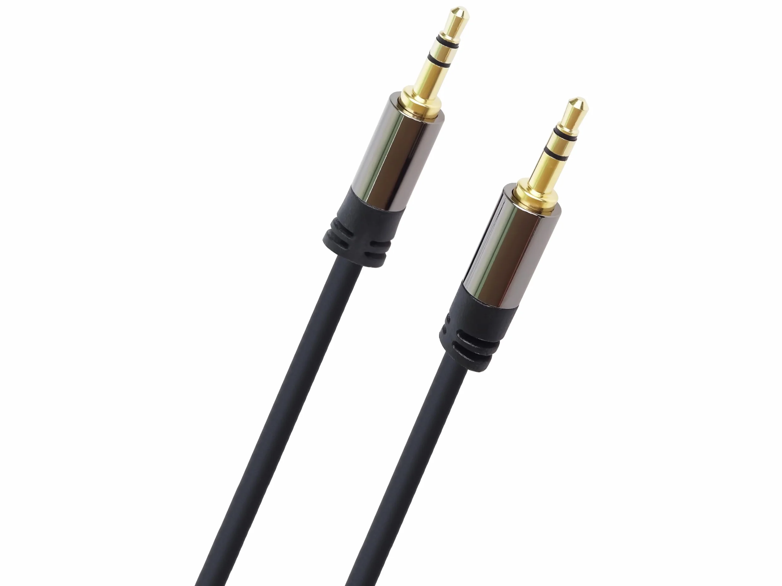 PremiumCord Kabel Stereo HQ Jack 3,5 mm, Wtyczka Jack 3,5 mm do Wtyczki, Kabel Połączeniowy Audio Zestawu Słuchawkowego Aux, Ekranowany, Złącze Metalowe, M/M, Długość 3 m