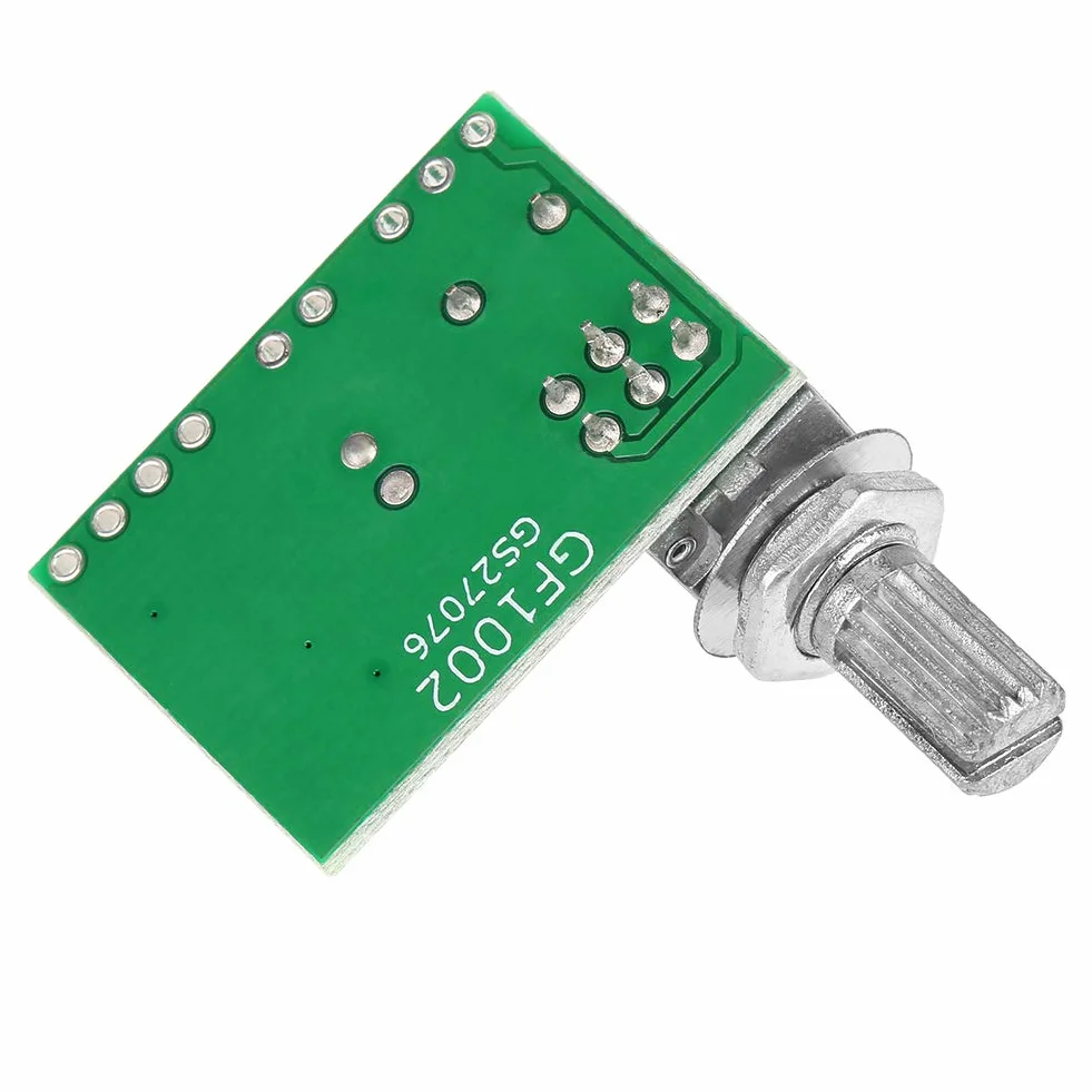 PAM8403 Mini Płytka Wzmacniacza Audio, Moduł Wzmacniacza Mocy 3W+3W z Potencjometrem, Zestaw 4 Sztuki