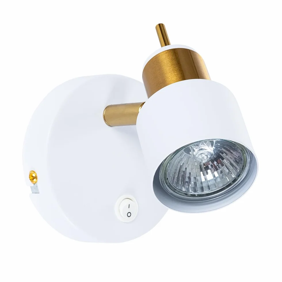 Lampa sufitowa LED – na jedną żarówkę – z białą metalową żaluzją – do kuchni – biura lub domu