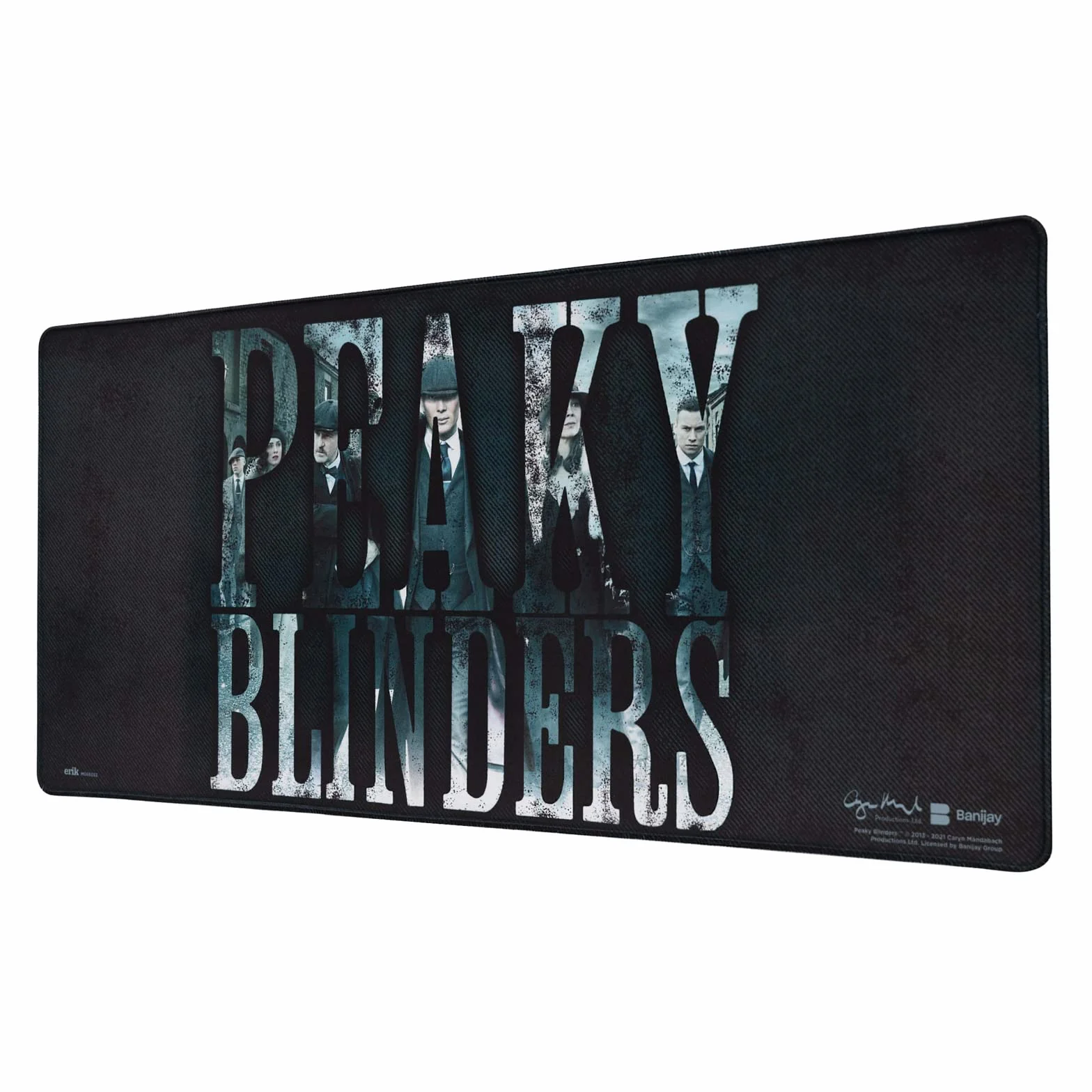 Grupo Erik Podkładka pod mysz XXL, Peaky Blinders, podkładka na biurko do gier, 80 x 35 cm, antypoślizgowa gumowa podkładka pod klawiaturę i mysz, duża, prezenty dla graczy