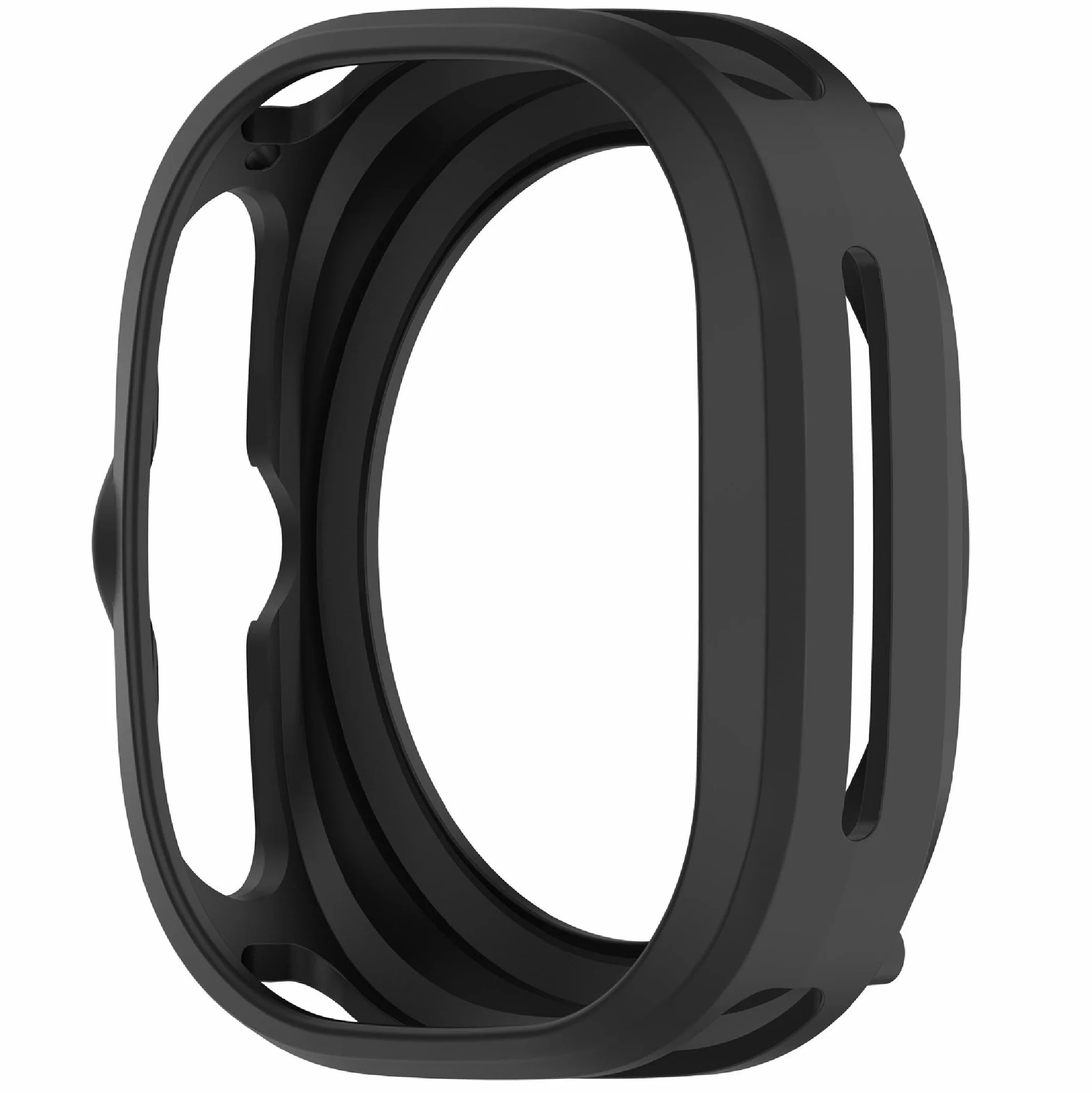 GIOPUEY Etui kompatybilne z Samsung Galaxy Watch Ultra 47 mm, miękkie i lekkie, wysokiej jakości silikon TPU, etui ochronne, czarne