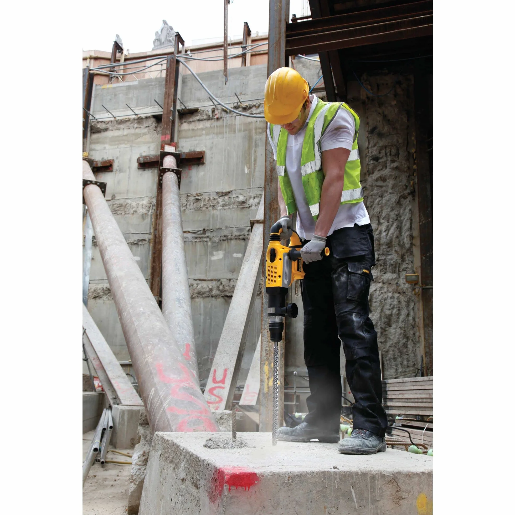 DeWalt Extreme SDS-max Ha wiertło udarowe (ø 30 mm, długość całkowita 570 mm, długość robocza 450 mm, liczba ostrzy 4) DT9433