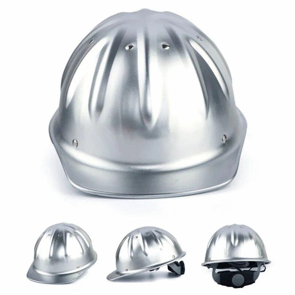 Kask roboczy ze stopu aluminium o wysokiej wytrzymałości kask budowlany trwała ochrona kask ochronny dla pracownika