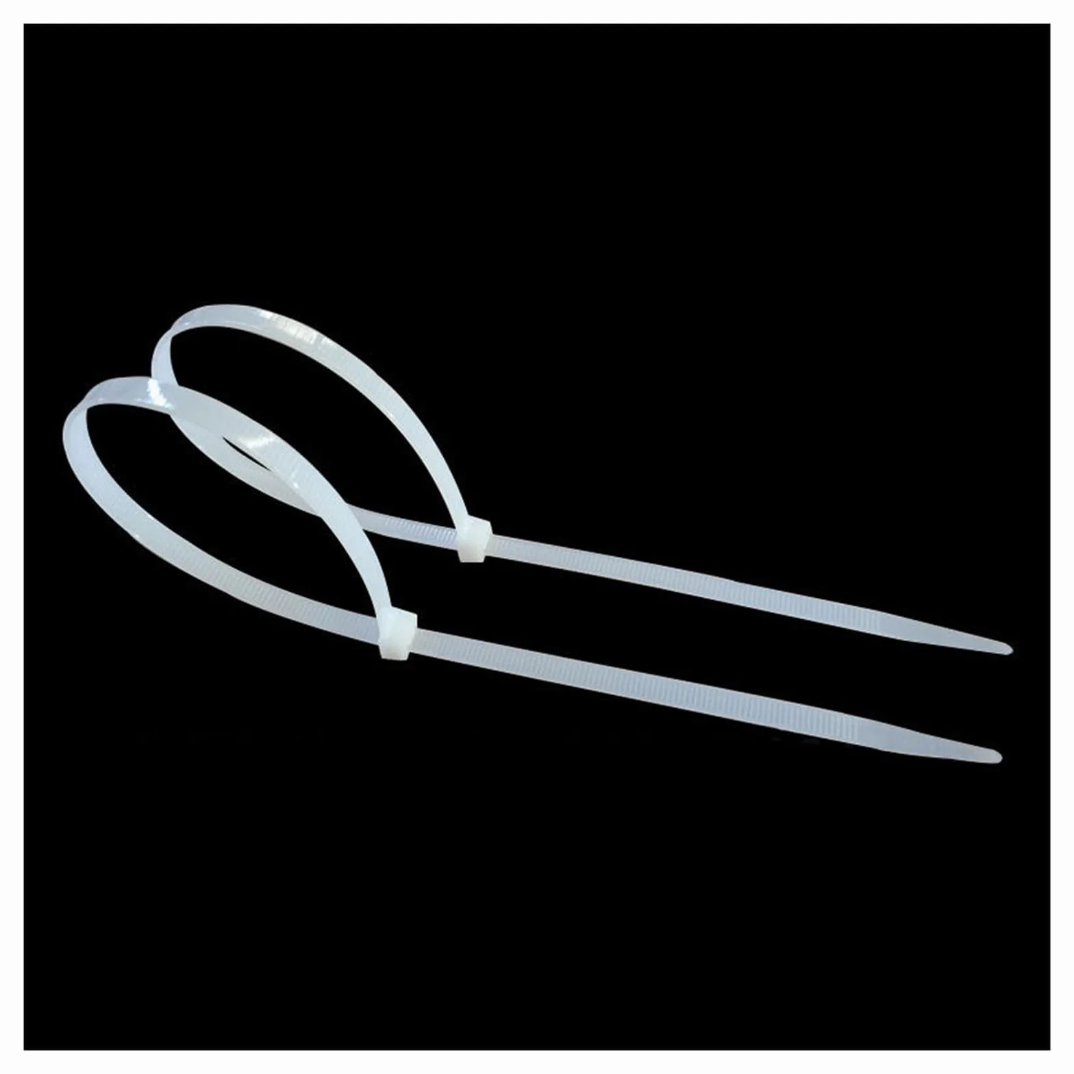 Samozaciskająca plastikowa opaska nylonowa 100 szt. Pierścień mocujący kabel, pasek na suwak(4x200mm)