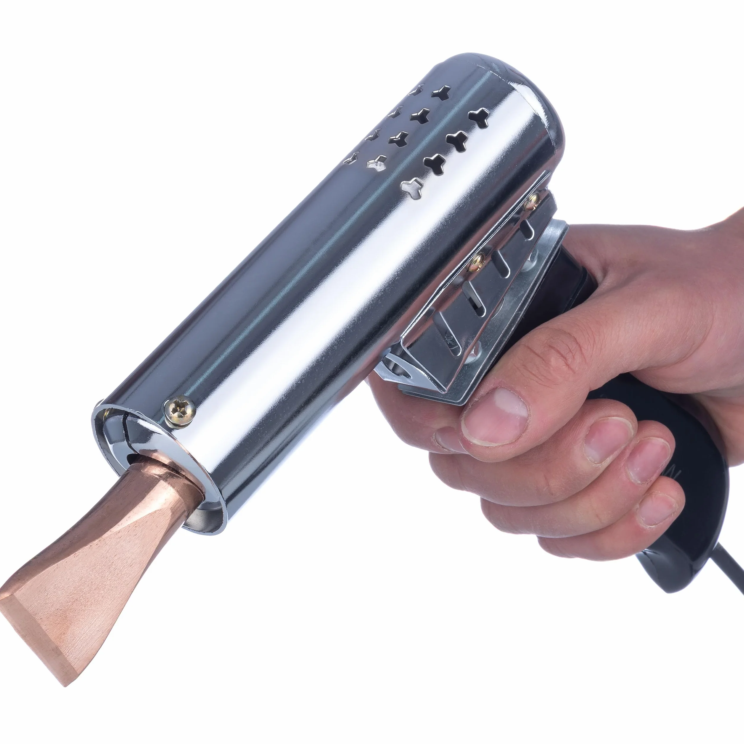 Lutownica 500 W – mocna lutownica oporowa z miedzianą końcówką 2 x 11 cm, mikrordzeń, ergonomiczny uchwyt, 200-400°C, 0,86 kg, lutowanie przemysłowe, precyzja i trwałość