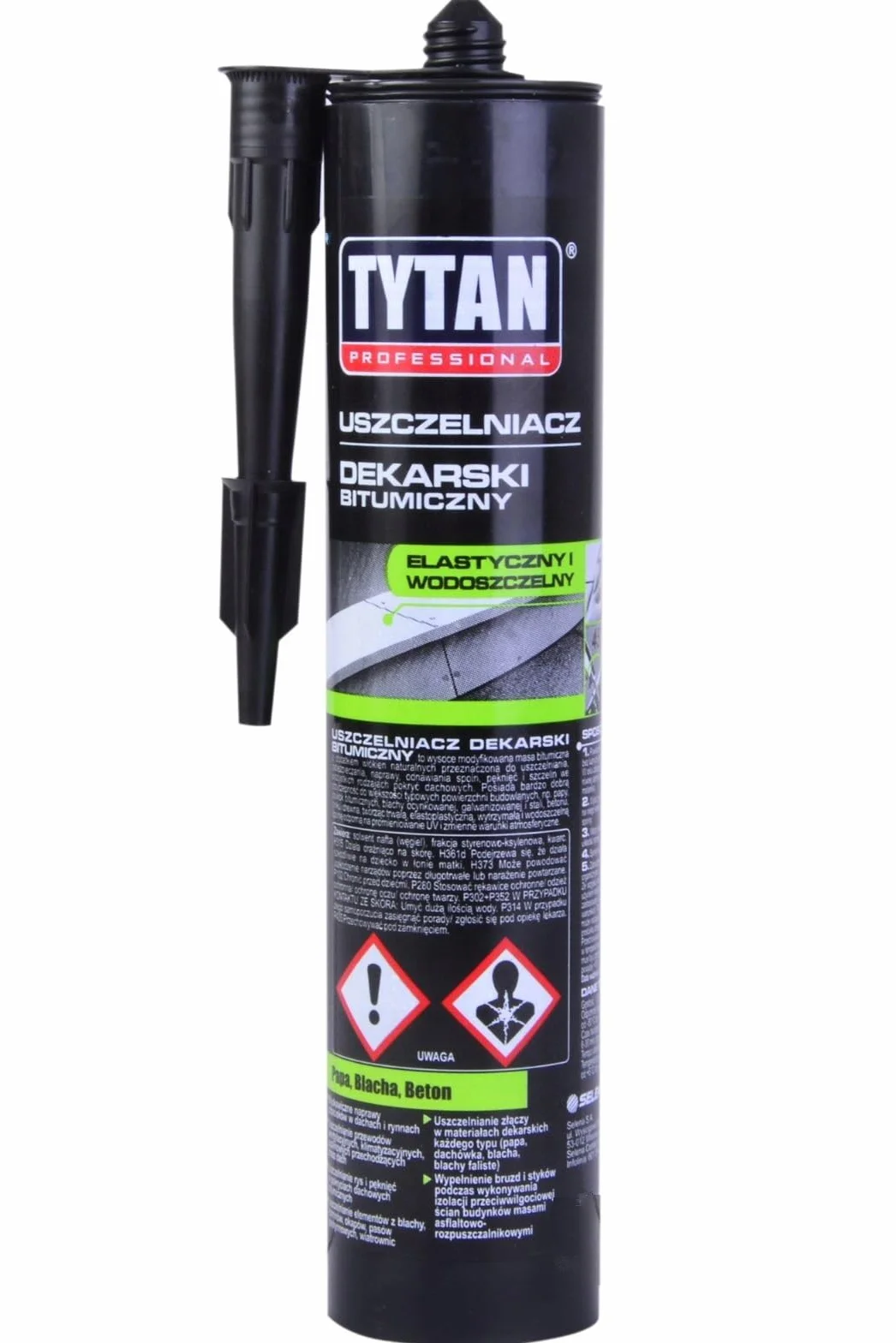 TYTAN USZCZELNIACZ DEKARSKI BITUMICZNY CZARNY 280ML 1SZT