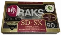 Raks SDSX90, kaseta audio SD-SX90