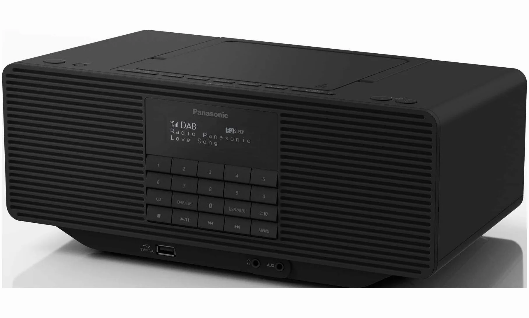 Panasonic RX-D70BTEG-K Radiobudzik DAB+, Czarny, 50 Hz
