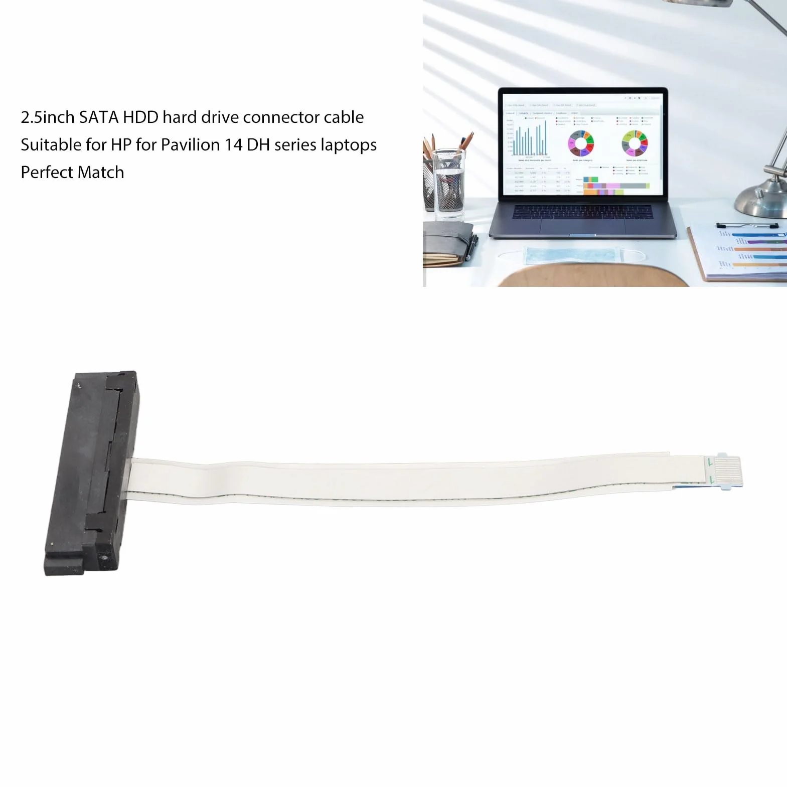Kabel SATA do Dysku Twardego SSD 2,5 cala dla HP Notebook