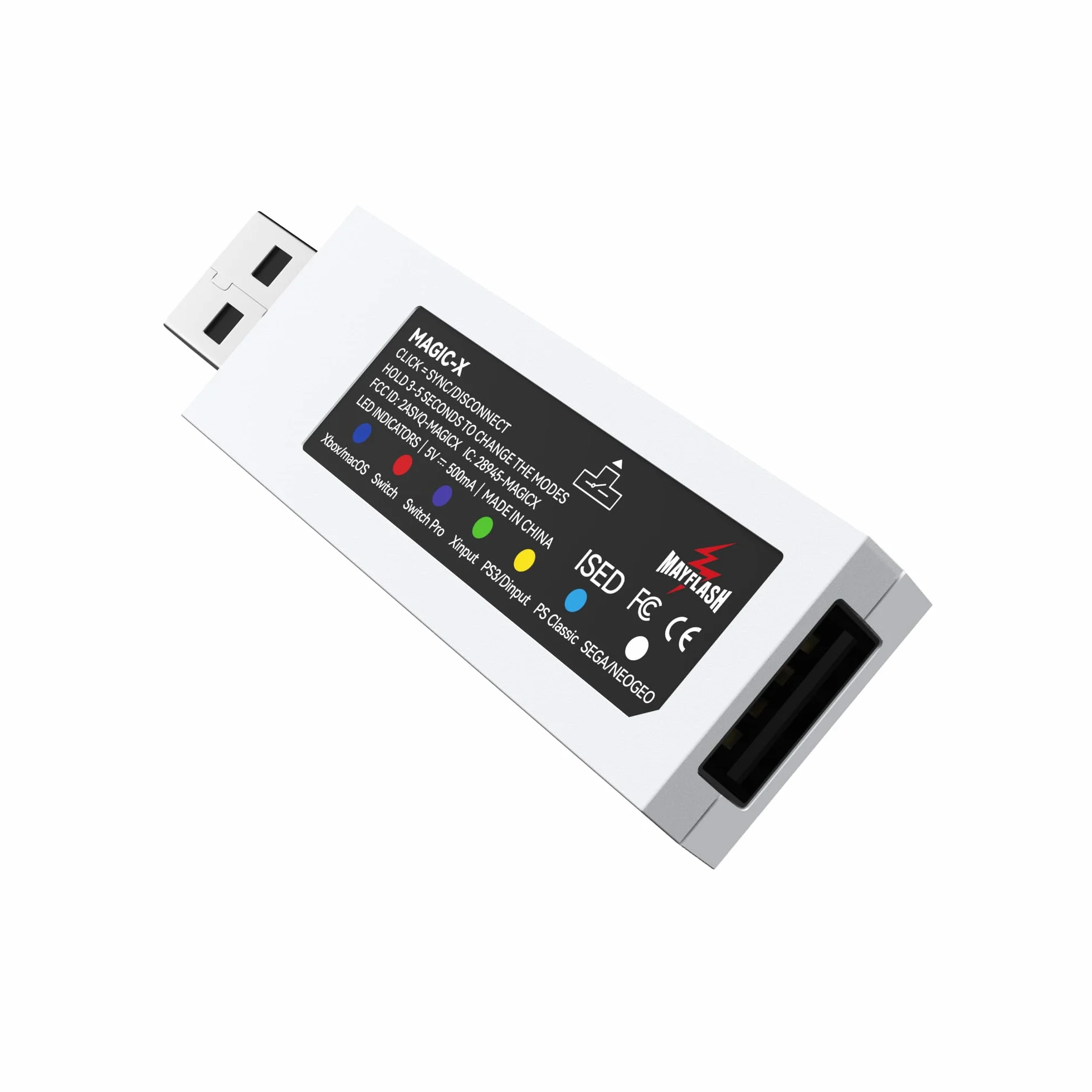 MAYFLASH MAGIC-X Bezprzewodowy adapter Bluetooth USB dla Xbox Series S/X, Xbox One, Switch, PS5, PS4