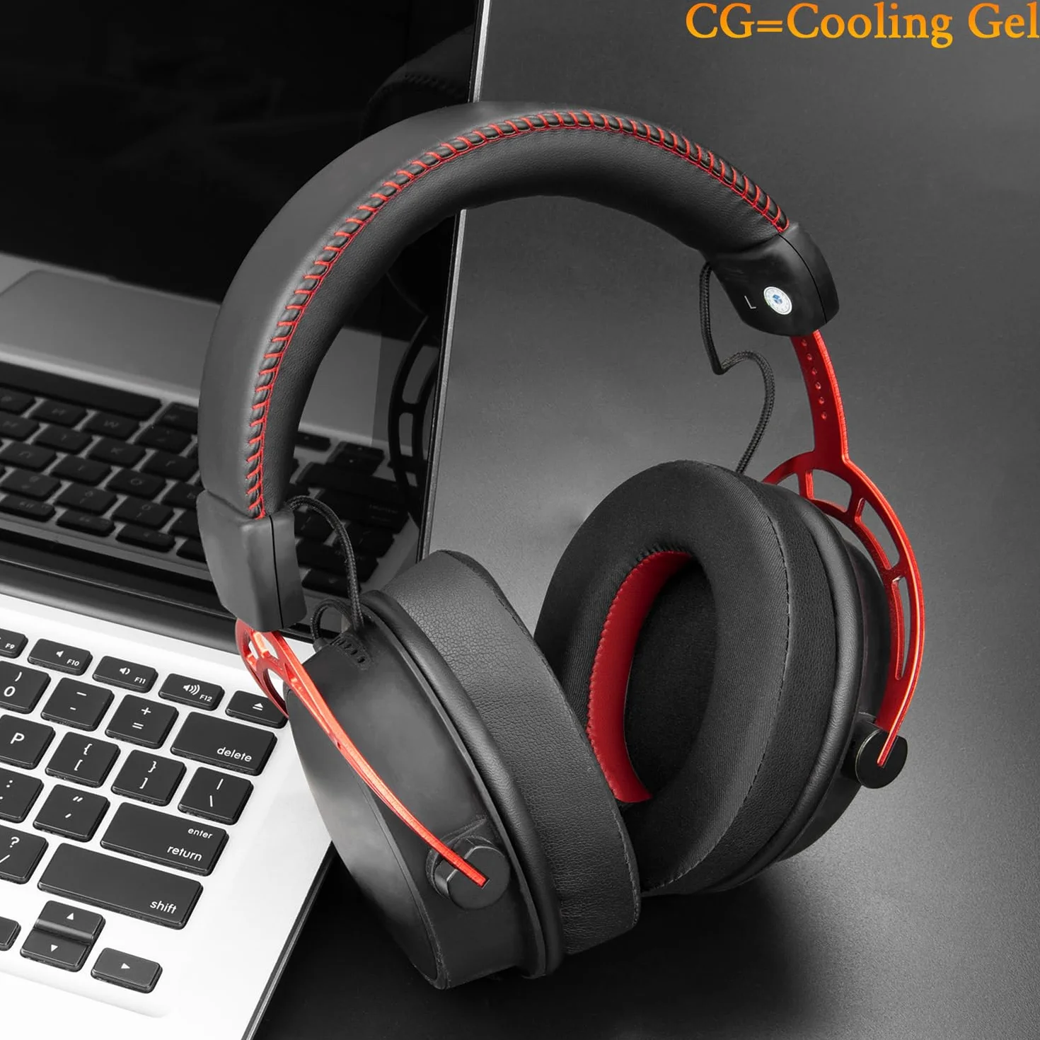 SOULWIT Żel chłodzący nauszniki do HyperX Cloud 2/3/1/Alpha/Flight/Stinger/Stinger2/Core/Pro, CloudX Stinger/Flight