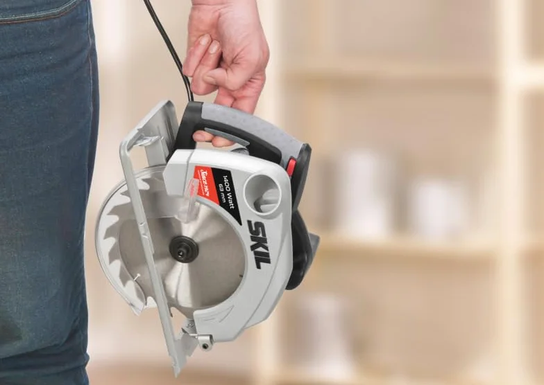 Skil 1054 AA pilarka tarczowa o mocy 1400 W (pojemność piły 63 mm, ergonomiczna Girff, uszczelnione łożyska kłowe, piła tarczowa) F0151054AA
