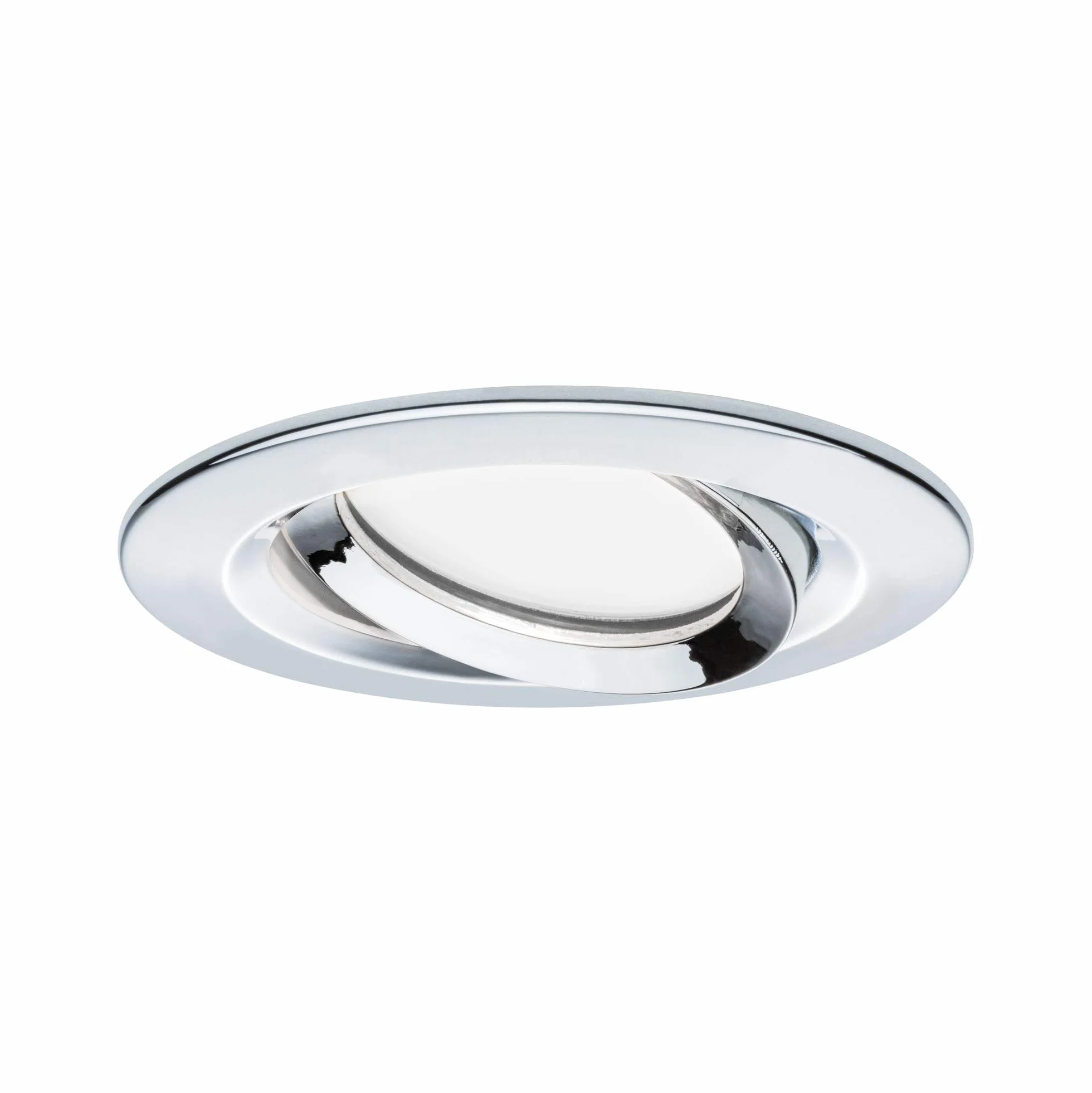 Paulmann 93684 Nova Plus LED oprawa do zabudowy, okrągła, wychylna, 3x6,8W, IP65, możliwość ściemniania, chrom, spot, aluminium, 2700K
