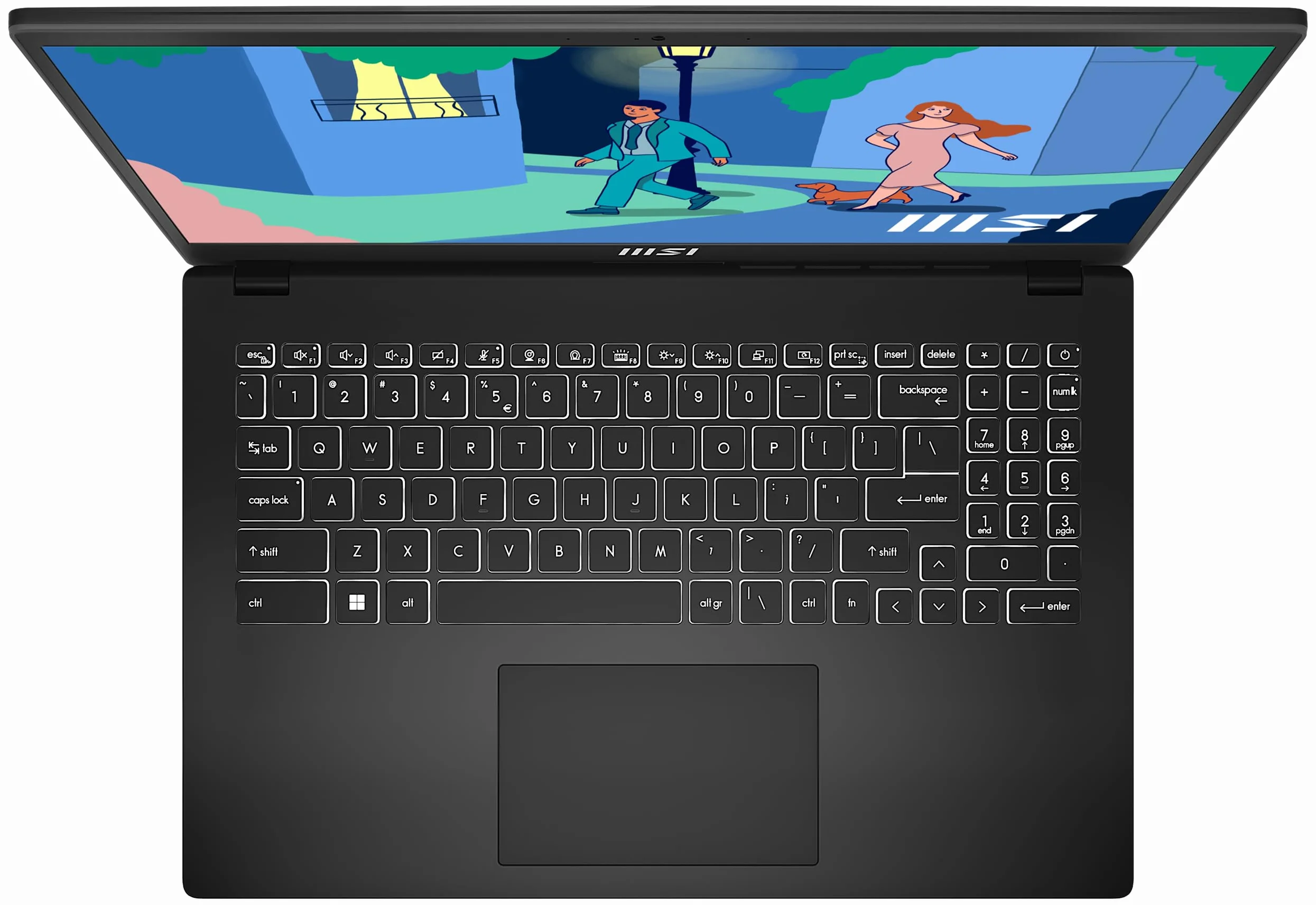MSI Laptop 15,6" Full HD AMD Ryzen 5 7530U 16GB DDR4 RAM 512GB SSD AMD Radeon Graphics Windows 11 Home Czarny