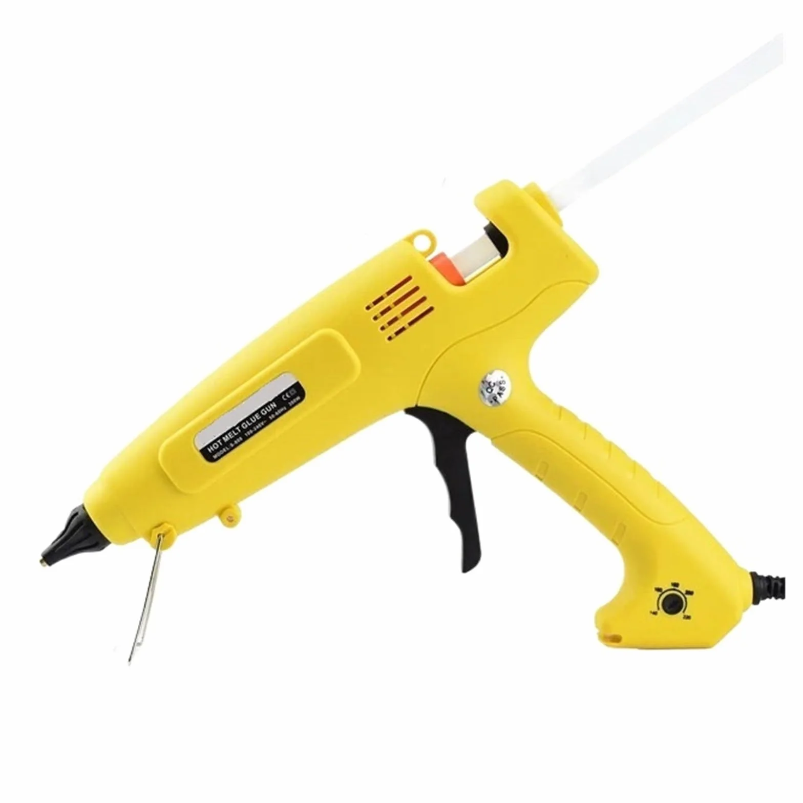 Pistolet do kleju na gorąco, 300 W, regulator temperatury, pistolet do klejenia na gorąco, z kijami kleju 11 mm/dysza miedziana, narzędzie do majsterkowania w domu, do projektów rzemieślniczych