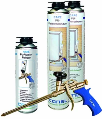 CARE zestaw do pistoletu PU B2 1 x pistolet PU, 1 x czyścik, 2 x pianka