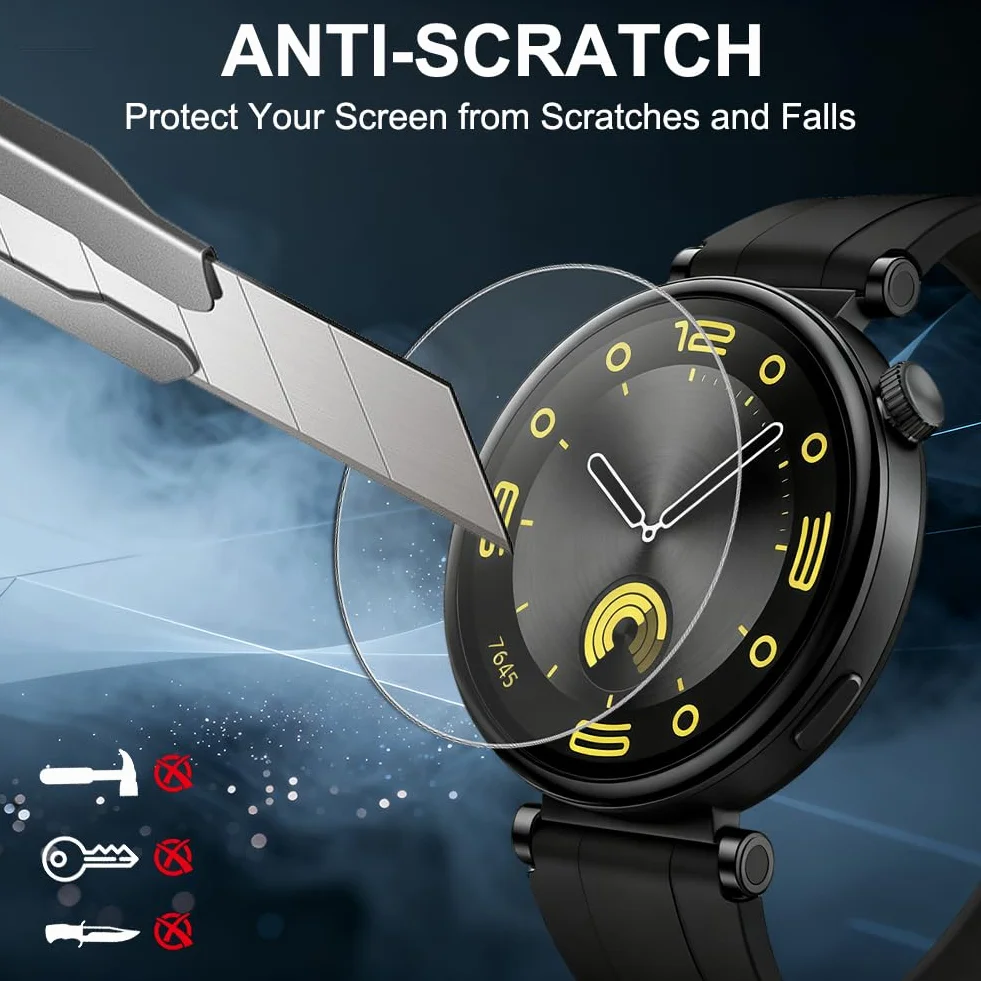 Folia ochronna do Huawei Watch GT 4 46 mm, 4 sztuki, przezroczysta HD