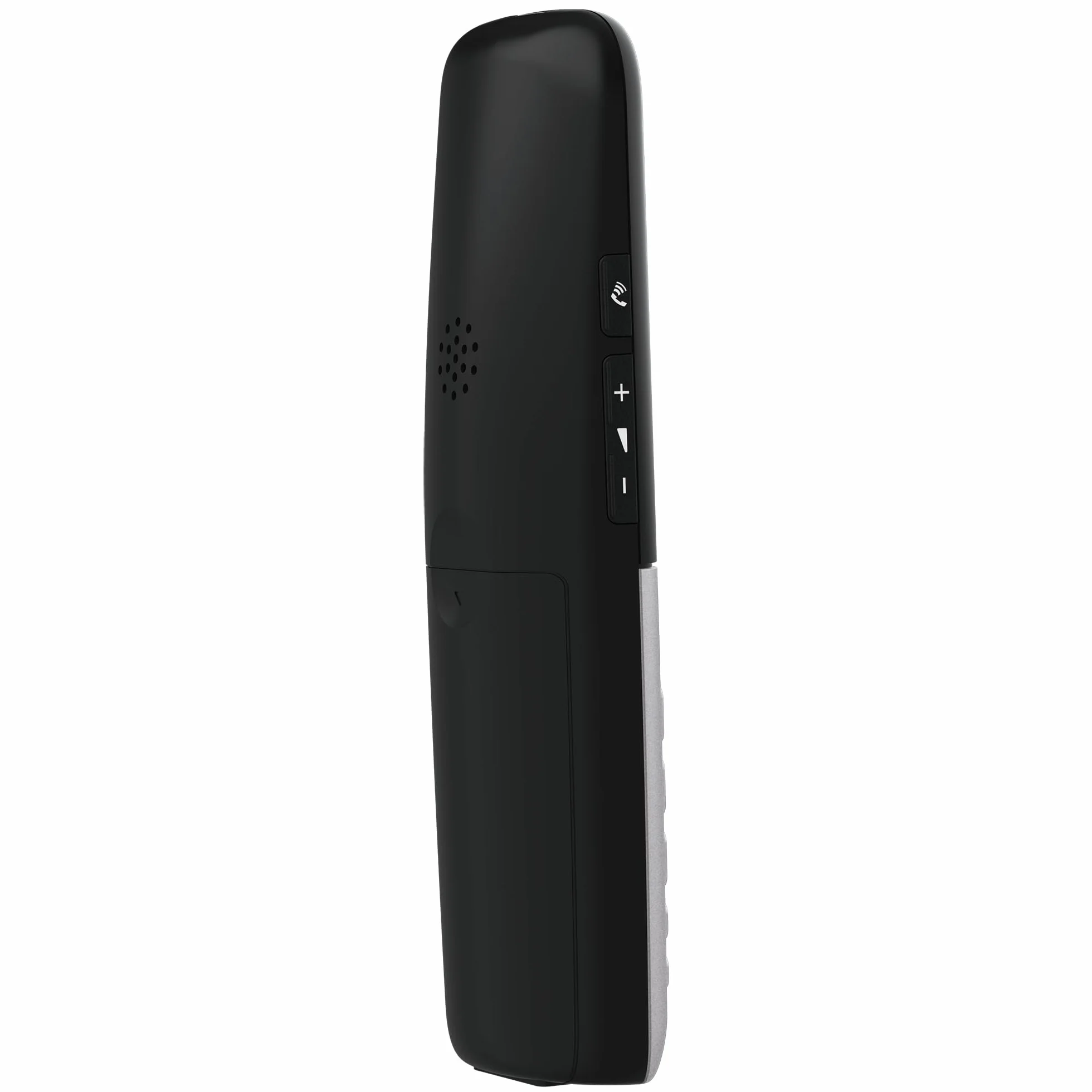Panasonic KX-TGU432EXB Bezprzewodowy cyfrowy telefon z automatyczną sekretarką, wzmocnioną głośnością, jednostką podstawową i 2 słuchawkami, wyświetlaczem LCD, latarką, kompatybilną ze słuchawkami,