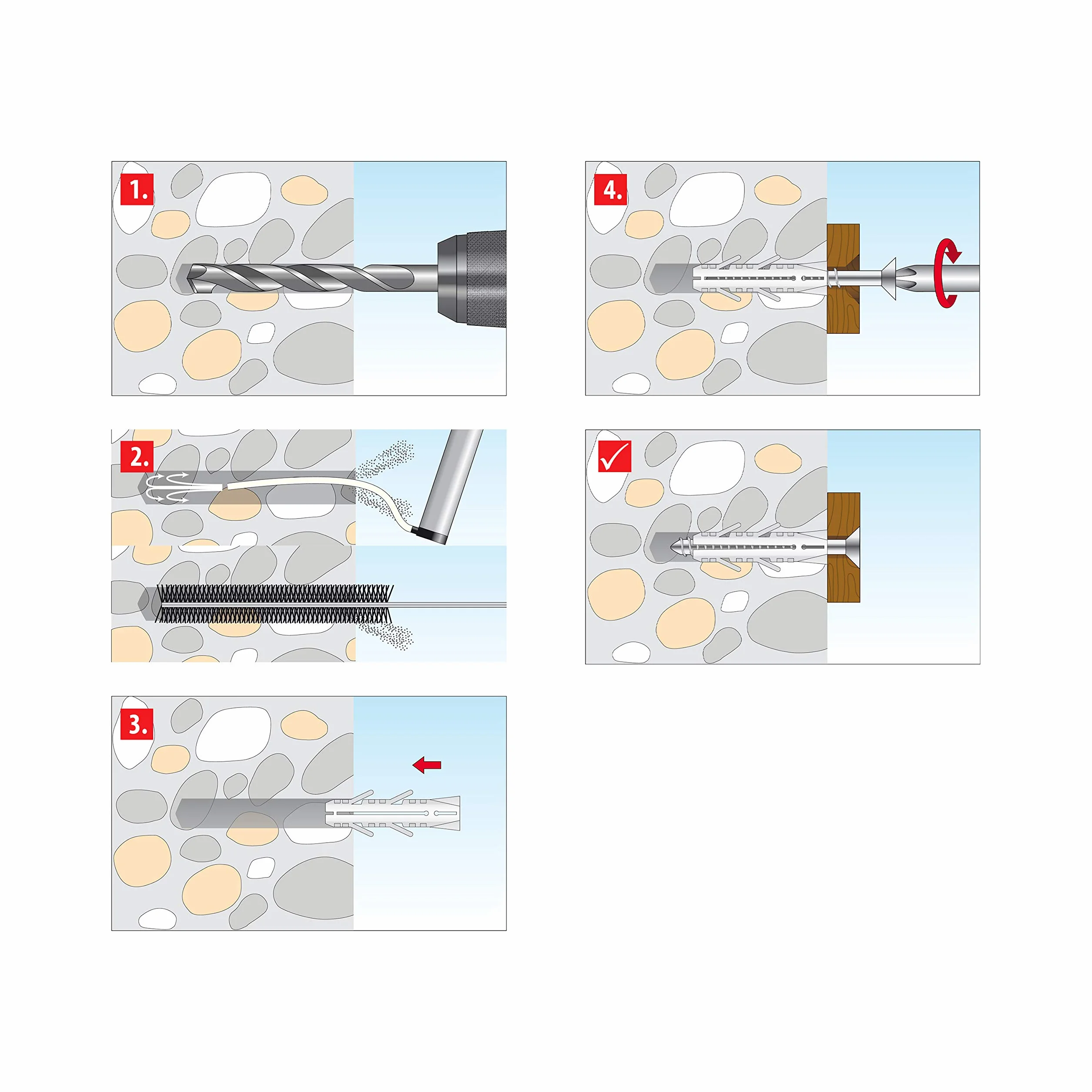 TOX Kołek rozporowy Fuga 4 x 20 mm, 100 sztuk, 007100011