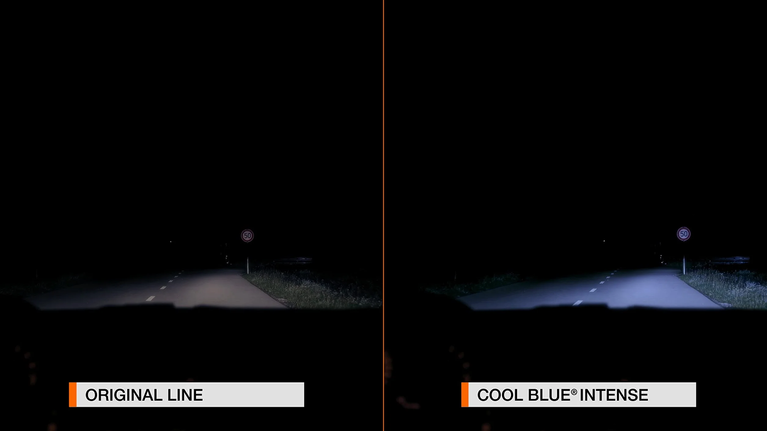 OSRAM COOL BLUE INTENSE H4, +100% jaśniejsze światło, do 5000K, żarówka halogenowa, wygląd LED, kartonowe pudełko (1 lampa)