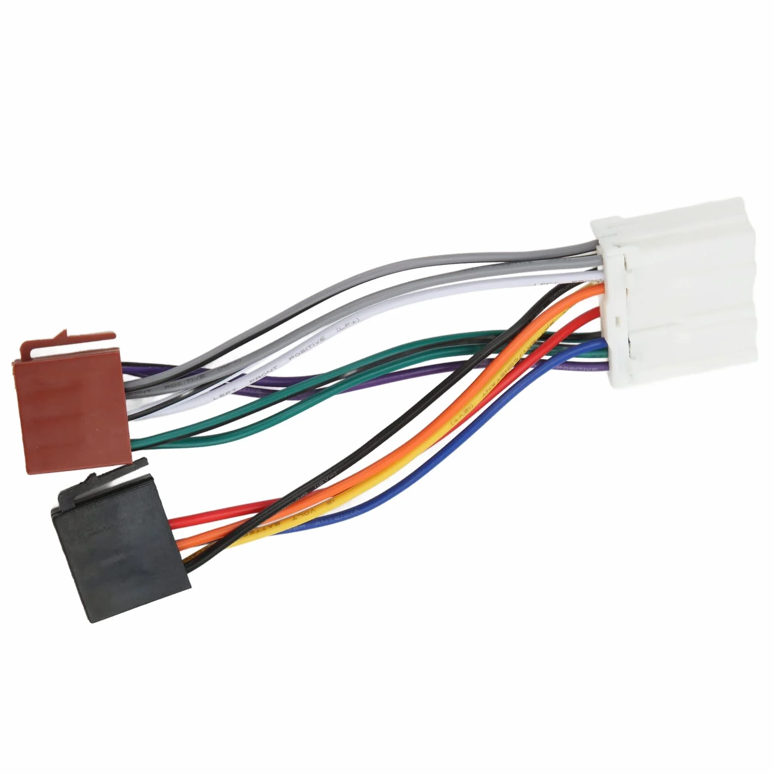 Aramox Radio Samochodowe ISO Adapter Odtwarzacz CD Kable w Wiązce Stereo Wymiana Złącza ISO dla Lancer Pajero